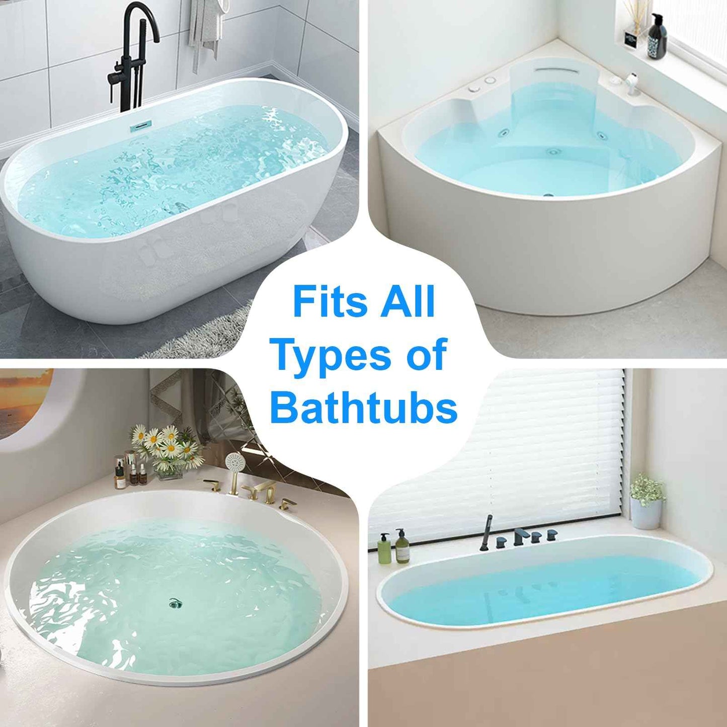 Non Slip Bath Pillows for Tub, 10 Enhanced Suction Cup Bath Pillow for Women Relaxing, Bath Tub Pillows for Head and Neck, Bath Pillow Luxury Bathtub Pillow, Spa Bathtub Pillow for Soaking Tub