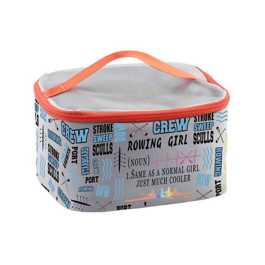 JYTAPP Rowing Cosmetic Bag - Girl Like a Normal Girl But Cooler Makeup Zipper Pouch for Women Girls Competitions Lady Gifts (Cosmetic Organizer Bag)