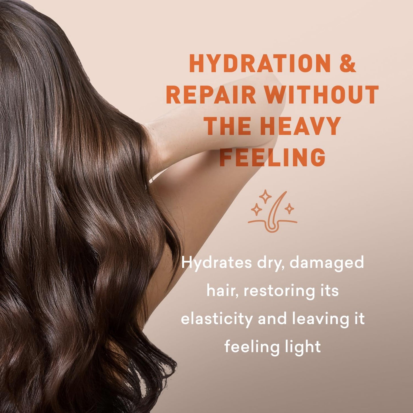 Just Nutritive Leave in Conditioner/Multitasking Leave In for All Hair Types/Pure ingredients fight frizz, split ends and creates radiant healthy shine