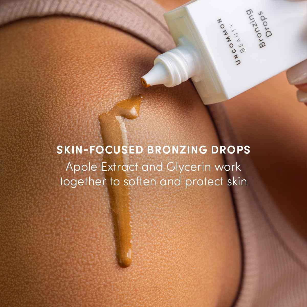 Uncommon Beauty Bronzing Drops - Buildable Liquid Face Bronzer Face Drops with Glycerin for a Sunkissed Healthy Glow - All Skin Types, Vegan, Cruelty Free, Synthetic Fragrance Free, 1.164 FL OZ