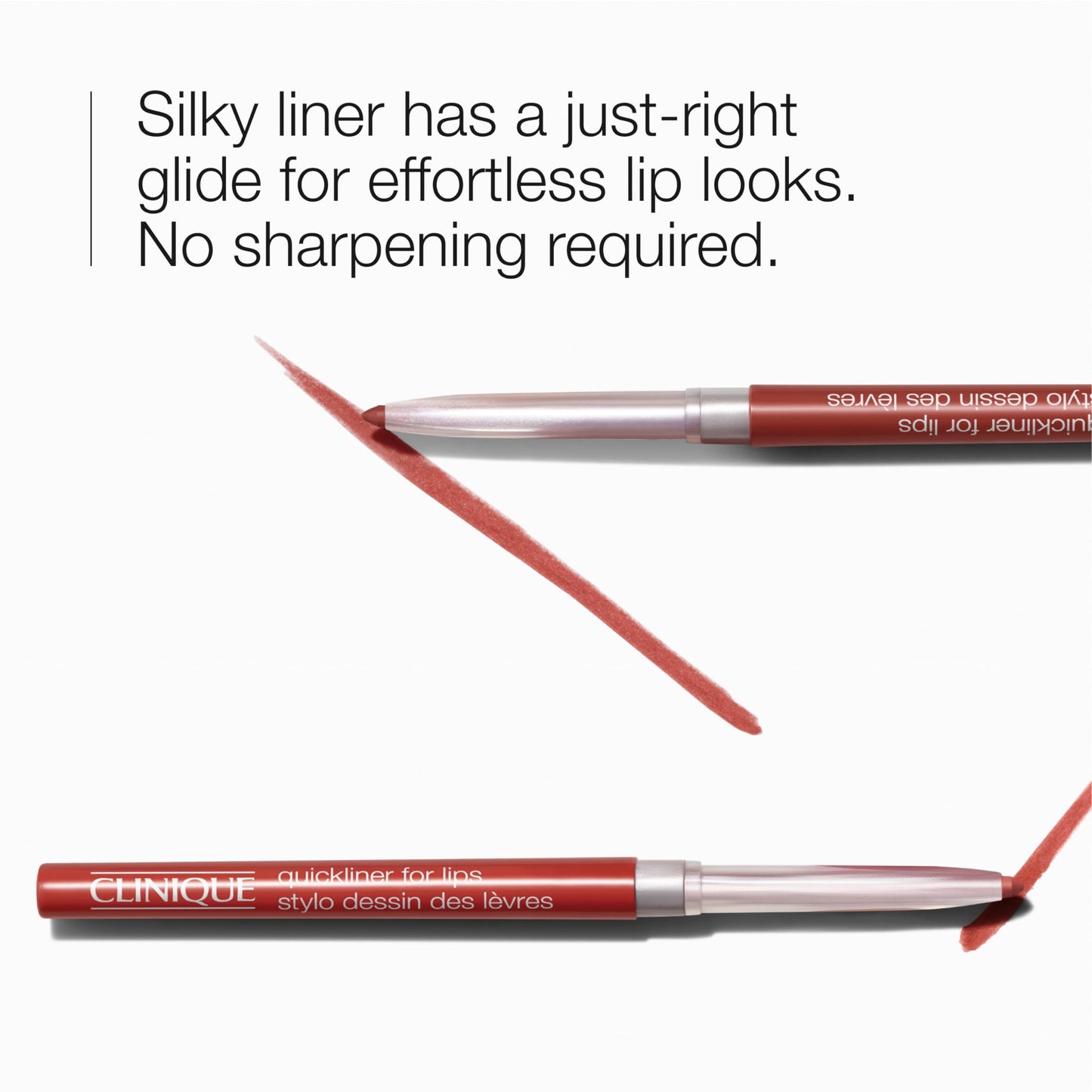 Clinique Long Lasting Quickliner Lip Liner | Non-Drying + No Sharpening, Intense Licorice