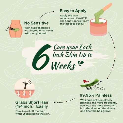 Aloe Wax Hair Removal Beads for Whole Body