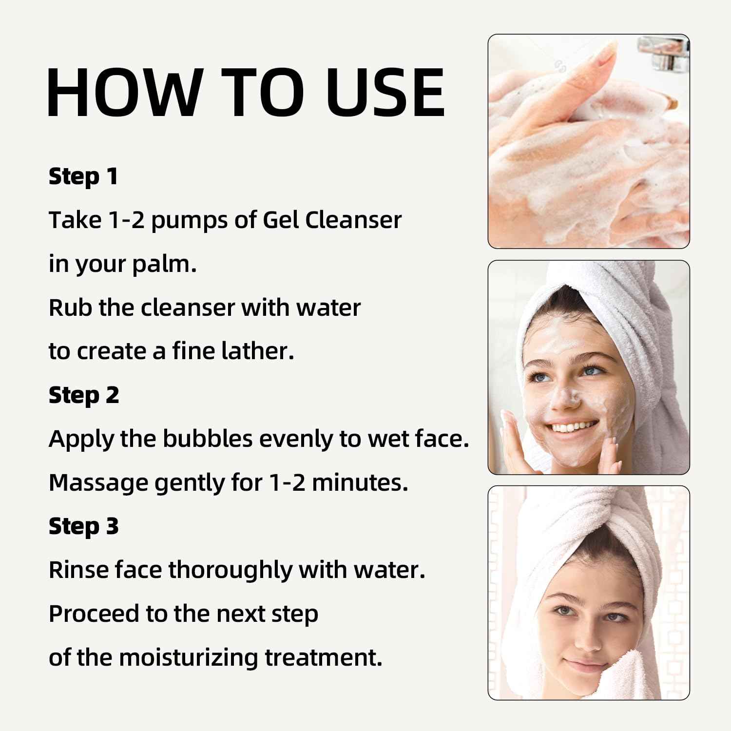 MISSEDSEN Hydrating Gel Facial Cleanser, 10.1 oz & 3.4 oz Travel Size, Fragrance Free, For Normal to Dry & Sensitive Skin (2, 13.5Fl oz)