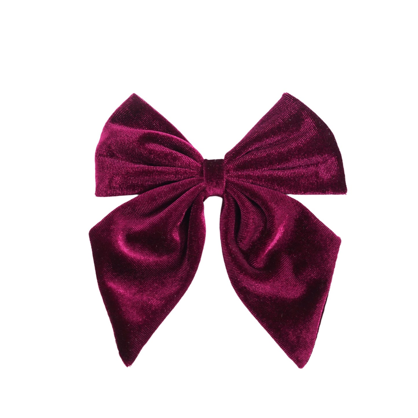 Spenlly Women Teens Girls Velvet Hair Bows Clip Kids Little Girls Hair Bow Alligator Clip Hair Barrettes Headwear Hair Accessories (Wine Red)