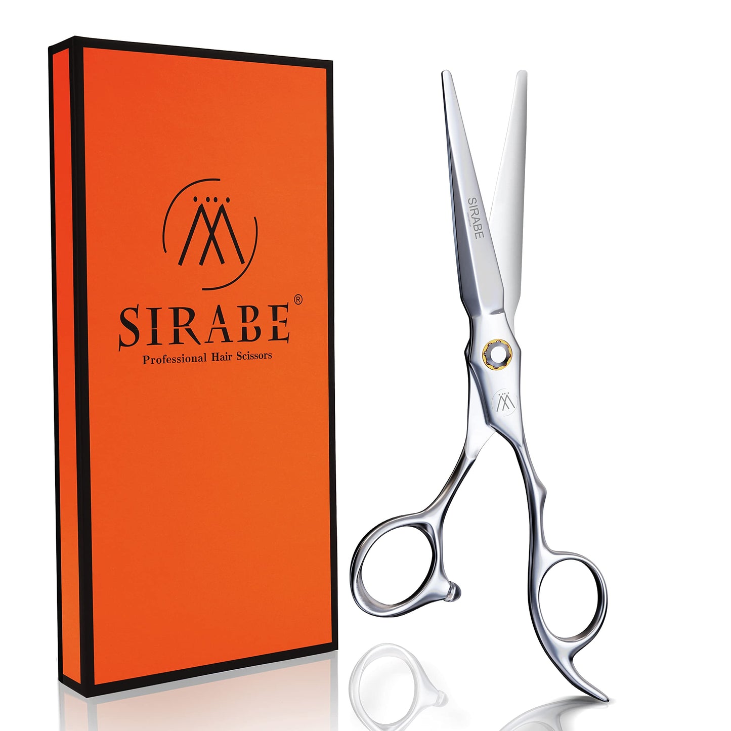 Sirabe HIGH-END Professional Hair Scissors, Ultra Sharp Blades for Precise Cutting, Hair Cutting Scissors Barber Shears Haircut Scissors, Made of 440C Stainless Steel for Salon Hairdressing