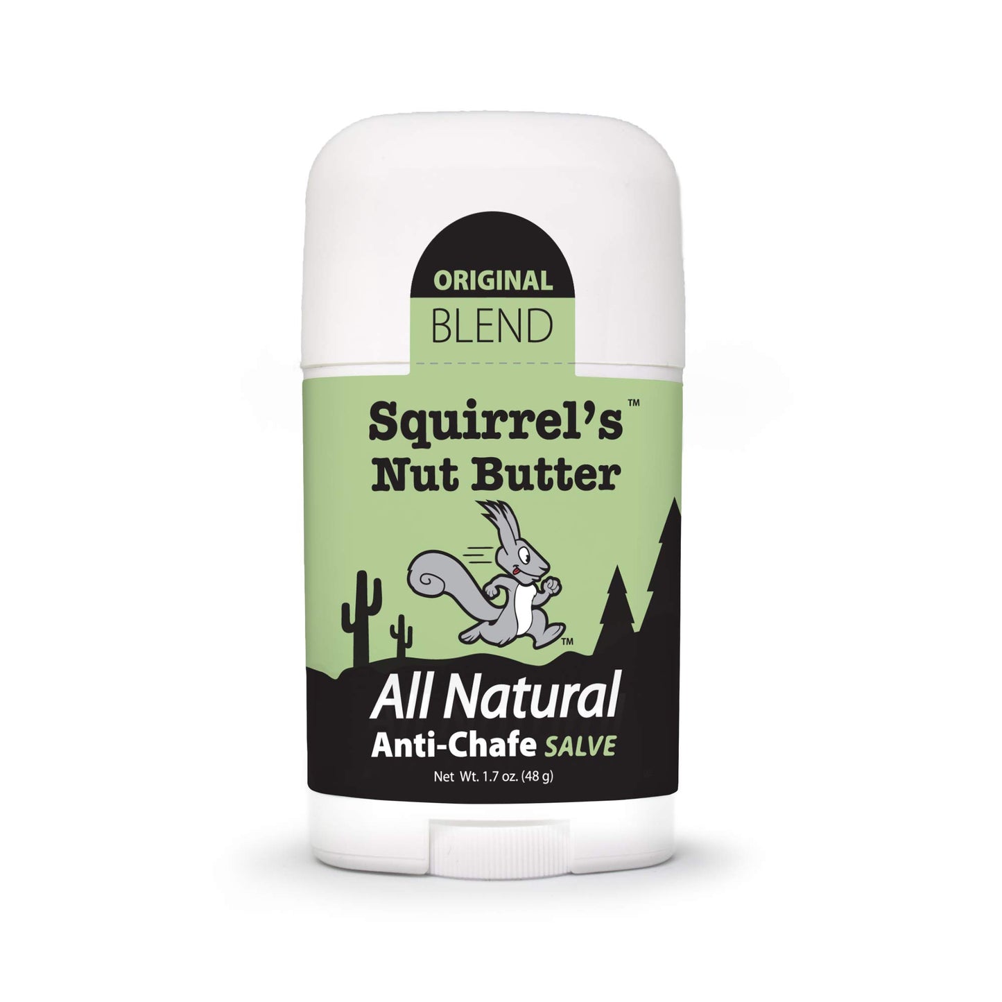 Squirrel's Nut Butter All Natural Anti Chafe Salve, Stick Applicator, 1.7 oz