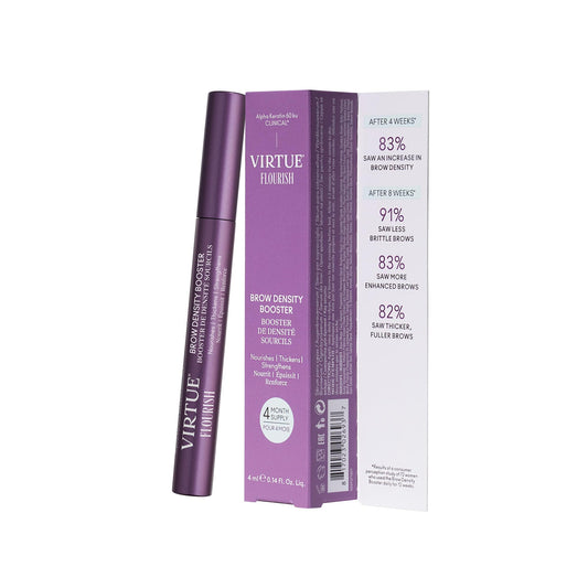 Virtue Flourish Brow Density Booster Treatment with Keratin for Thicker Eyebrows