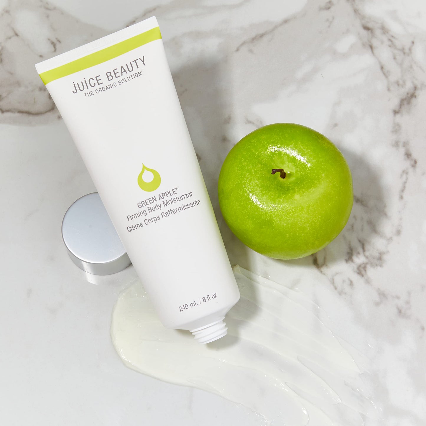 Juice Beauty GREEN APPLE Firming Peptide Body Moisturizer Lotion, Antioxidant-Rich Green Apple, Peptides, Brightens and Firms Skin, Deeply Hydrating and Non-Greasy Formula - 8 fl oz