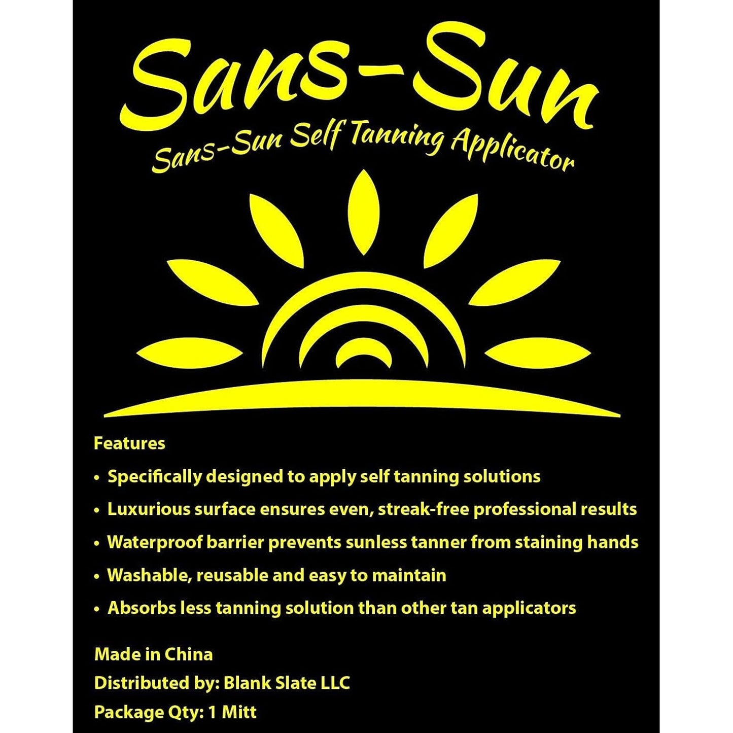 Tan Physics True Color Tanner 8 oz w/ Tanning Mitt by Sans-Sun