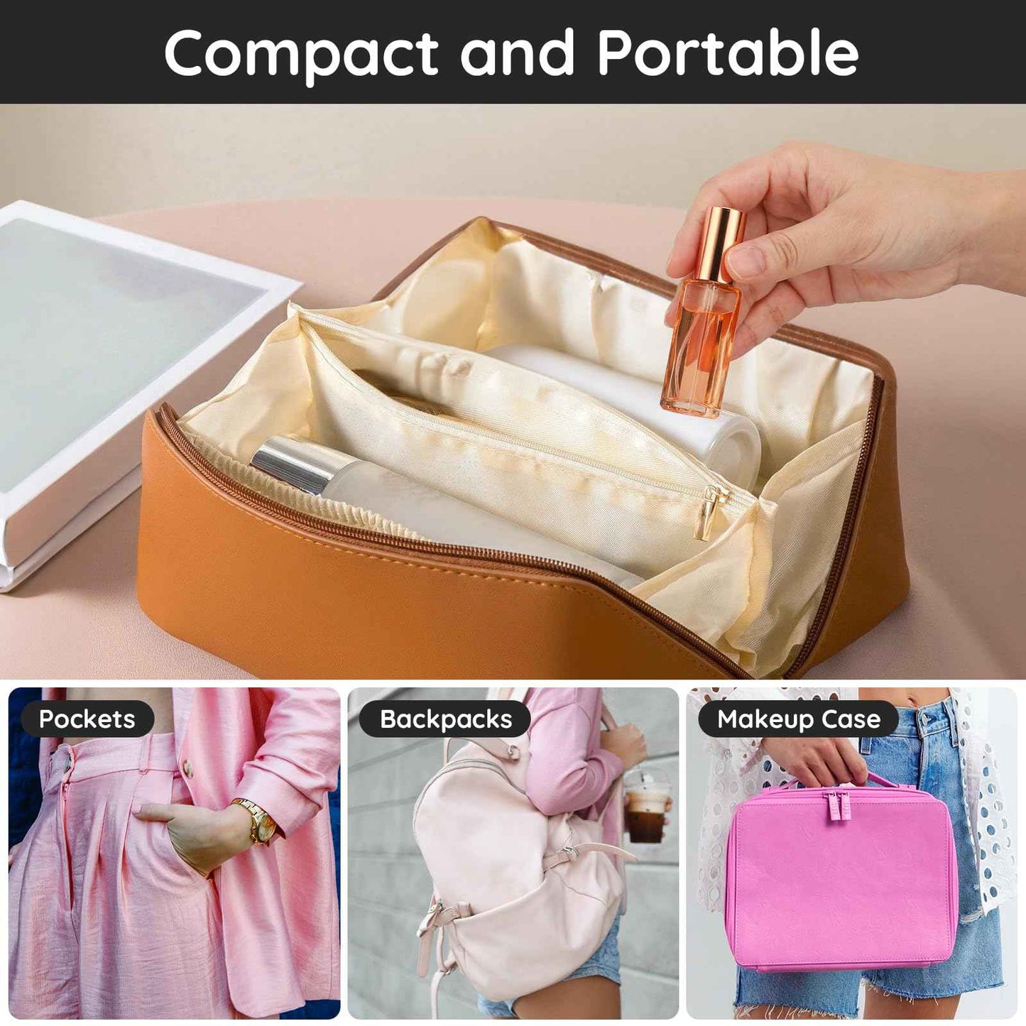 Segbeauty 10ml Mini Perfume Atomizer, 10 Pack Refillable Travel Size Bottles for Cologne, Empty Organizer Dispenser With Fine Mist Sprayer, Portable Leak-proof Bottle