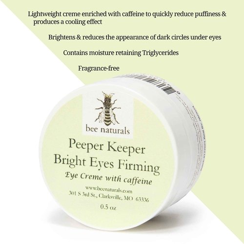 Bee Naturals Peeper Keeper Trio Eye Care - Gift Set for Eye Wrinkles, Puffy Eyes, and Crow's Feet