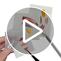 Disposable Nail Polish Mixing Papers, 150 Sheets