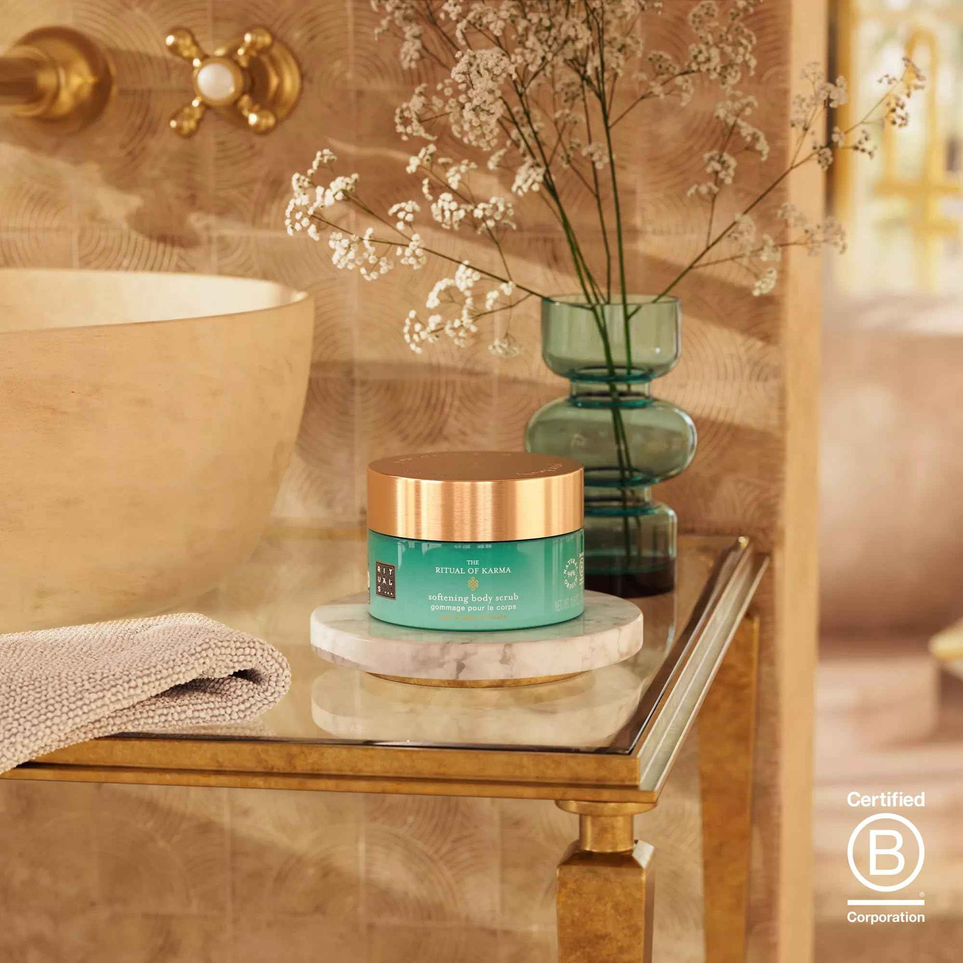 Rituals The of Karma Softening Body Scrub for Unisex - 10.5 oz Scrub