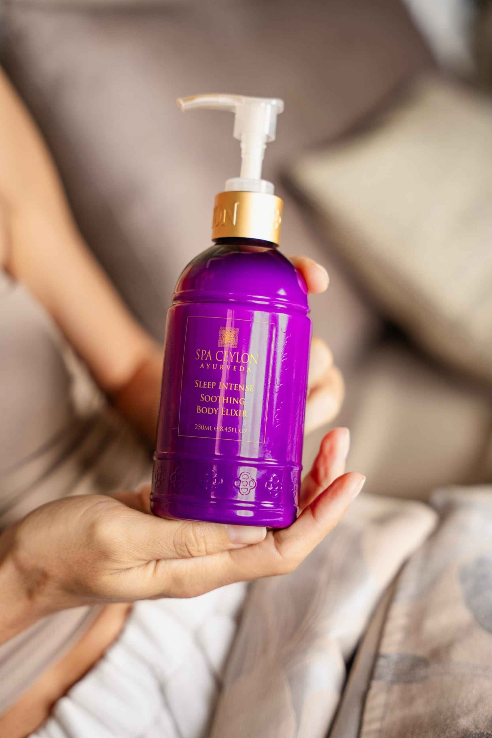 SPA CEYLON SLEEP Body Milk | Pure Lavender & Luxurious Fragrance | Nourishes & Treats Dryness | Suitable for all skin types