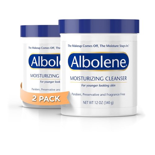 Albolene Moisturizing Cleanser & Makeup Remover Balm - Fragrance-Free Facial Cream for Cleansing & Hydration - Multi-Use Skincare for All Skin Types - No Harsh Chemicals