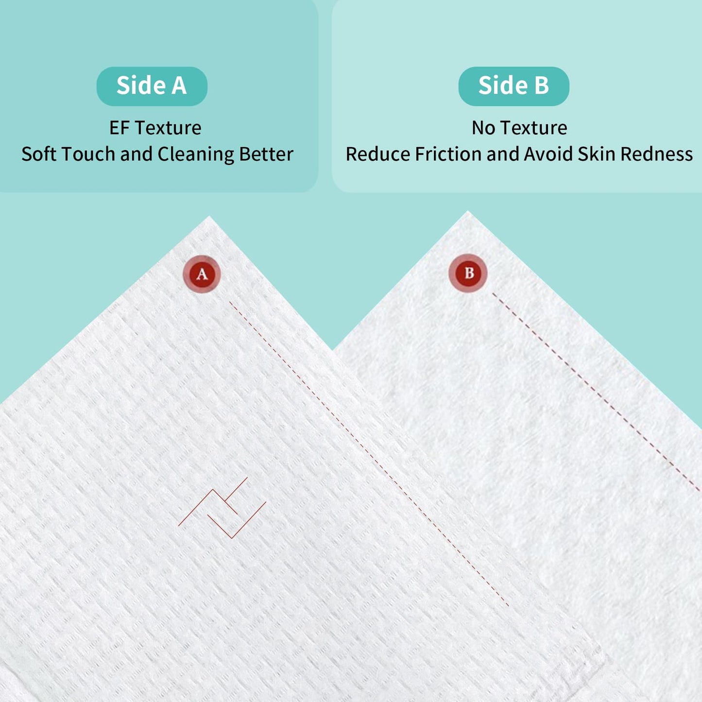 Ditoi Face Towels, 10"×12" Disposable Face Towel, Face Towelettes XL, Ultra Soft Makeup Remover Dry Wipes, Thick Face Towel for Cleansing,100 Count (2 Pack)