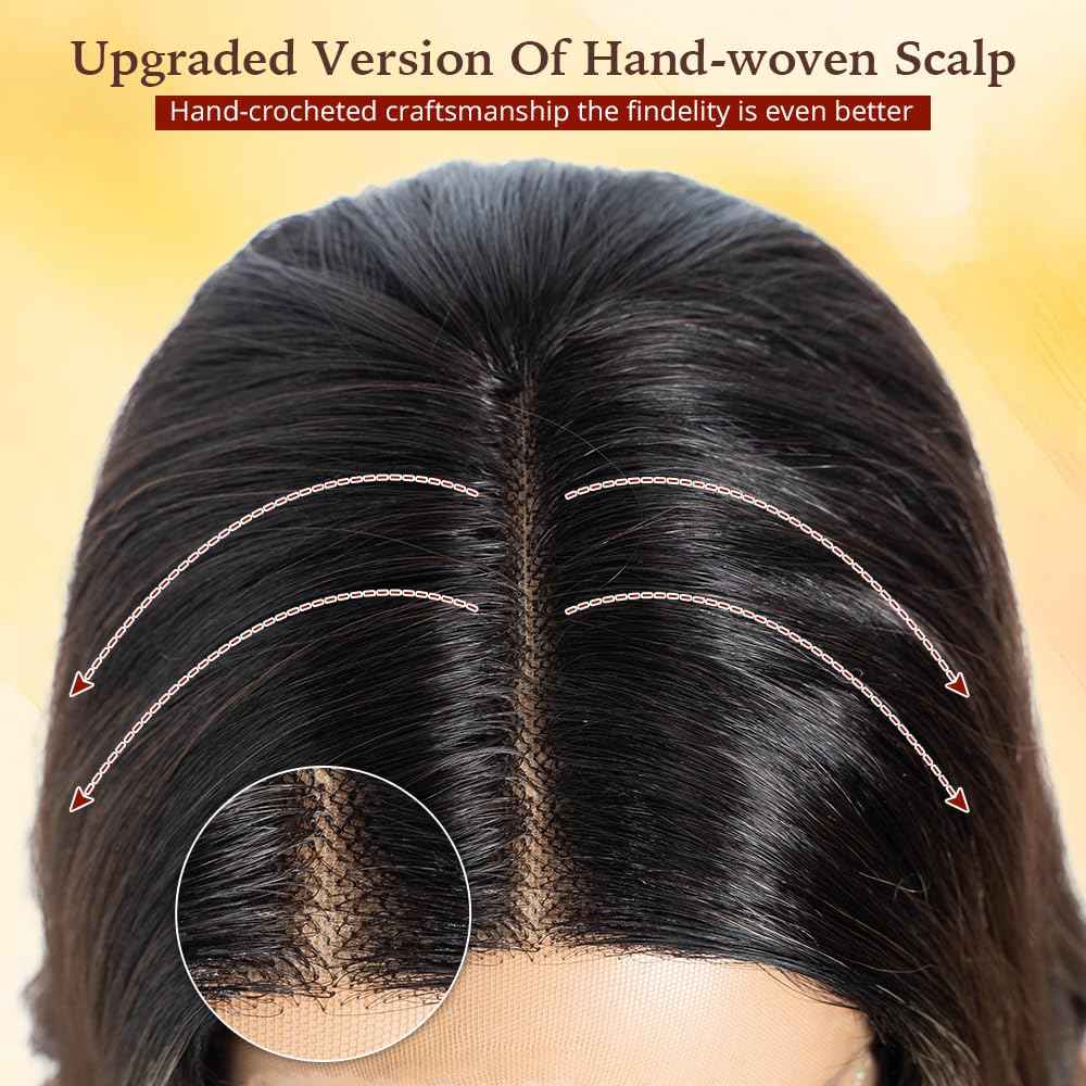 Rebecca Q Long Wavy Synthetic Lace Front Wig for Women 30 inches Middle Part Natural Hairline Heat Resistant Fiber Wigs for Daily Party (Blown Blonde)