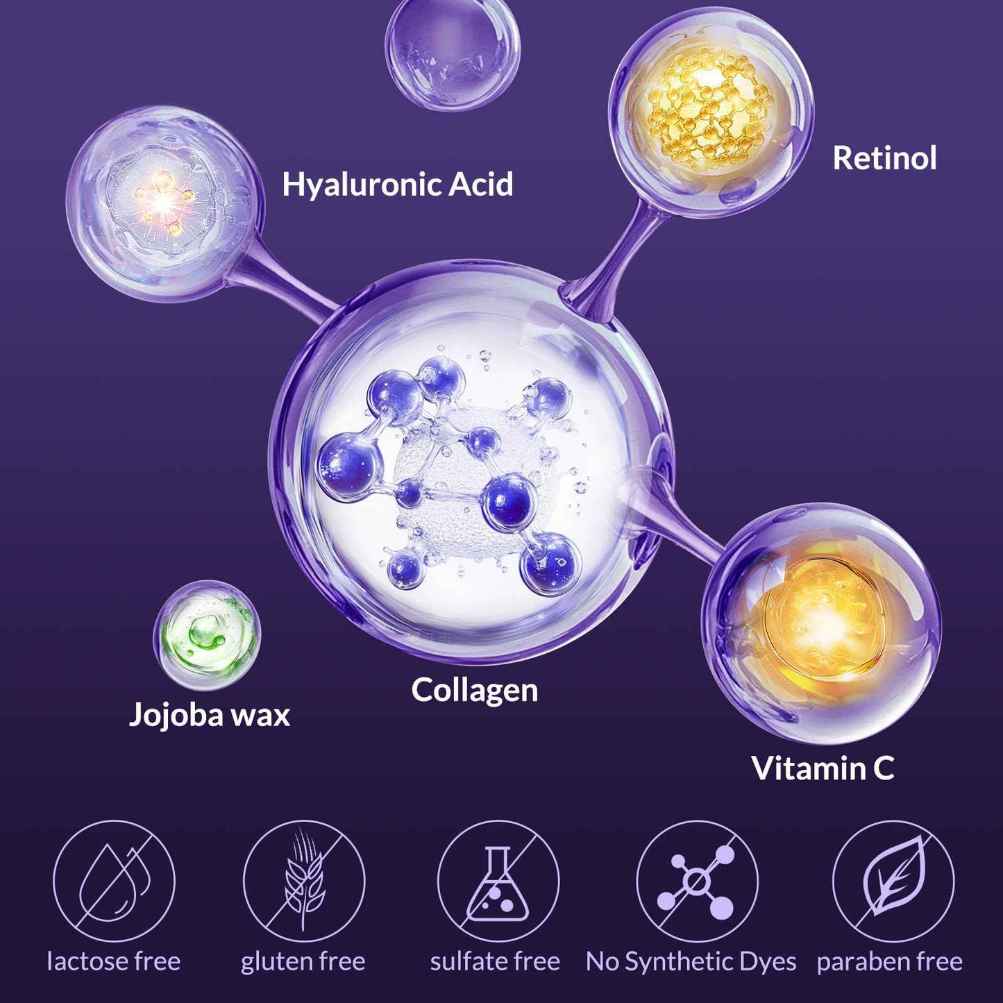 Neck Firming Cream, Wrinkle Cream for Women, Retinol Moisturizer with Collagen and Hyaluronic Acid for Neck, Face and Décolleté, 1.76 fl oz