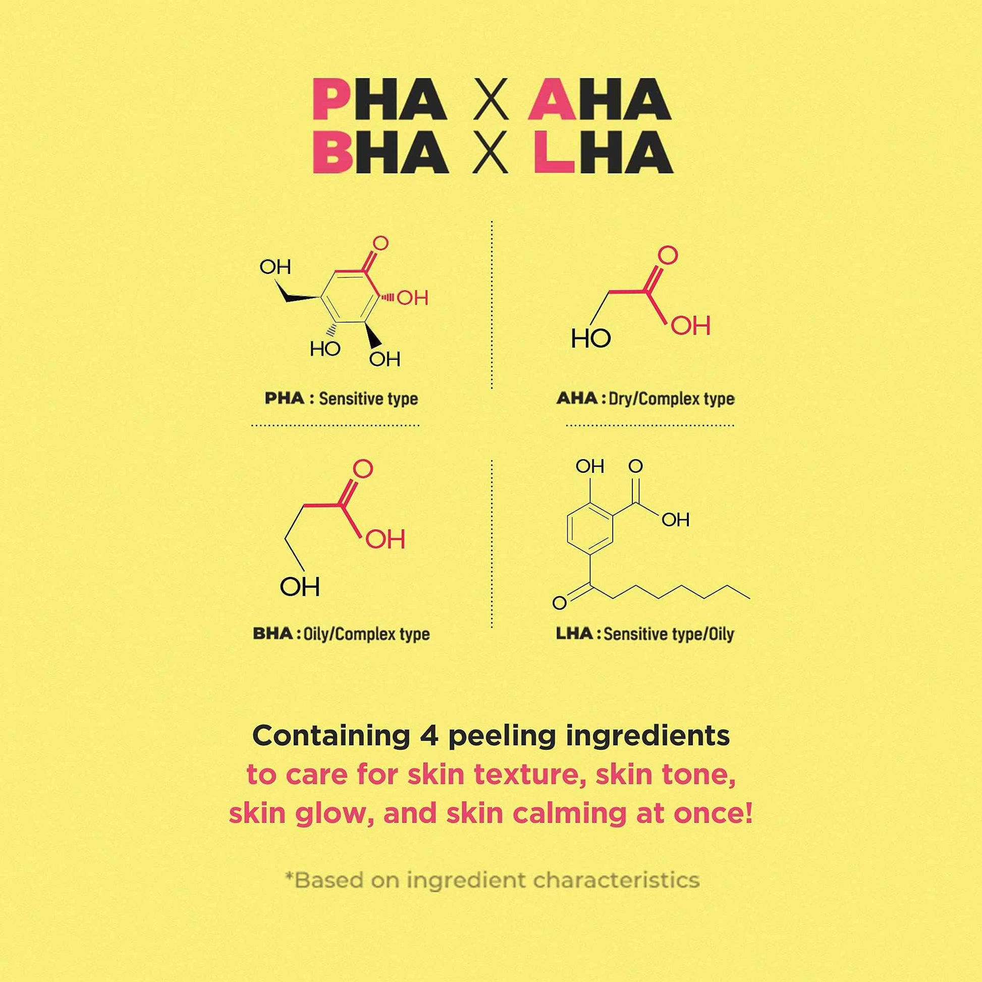 NEOGEN Lemon PHA Gauze Peeling Pads (30 pads) - Exfoliating Peeling Pad with AHA, BHA, PHA, LHA & Lemon & Glutathione & Niacinamide - Korean Skin Care