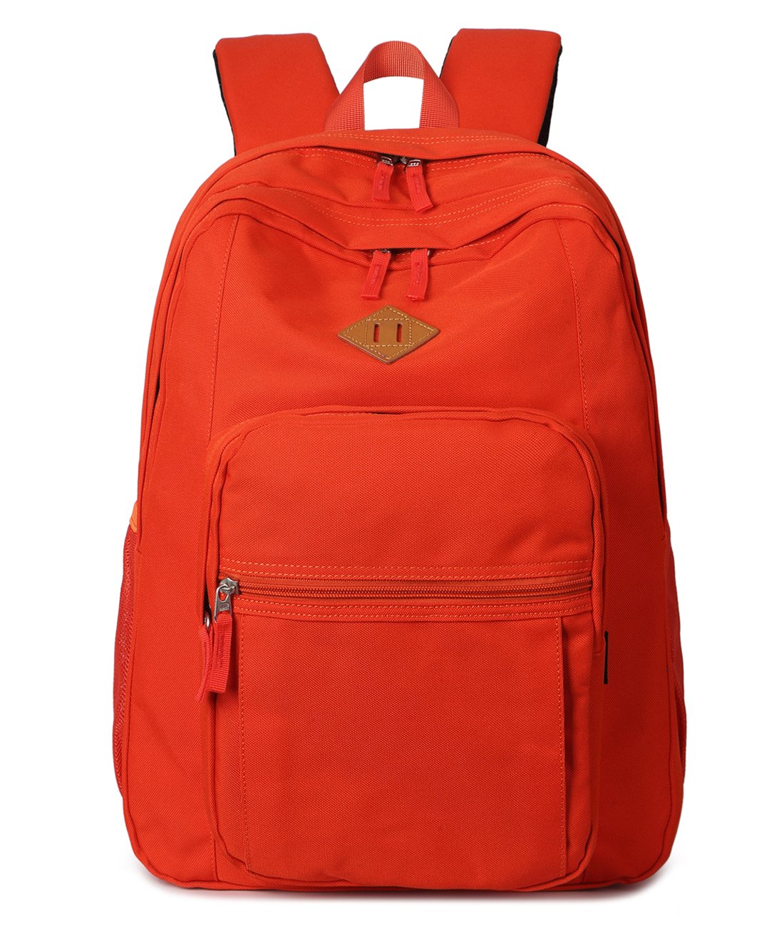 abshoo Classical Basic Womens Travel Backpack For College Men Water Resistant Bookbag (Orange)