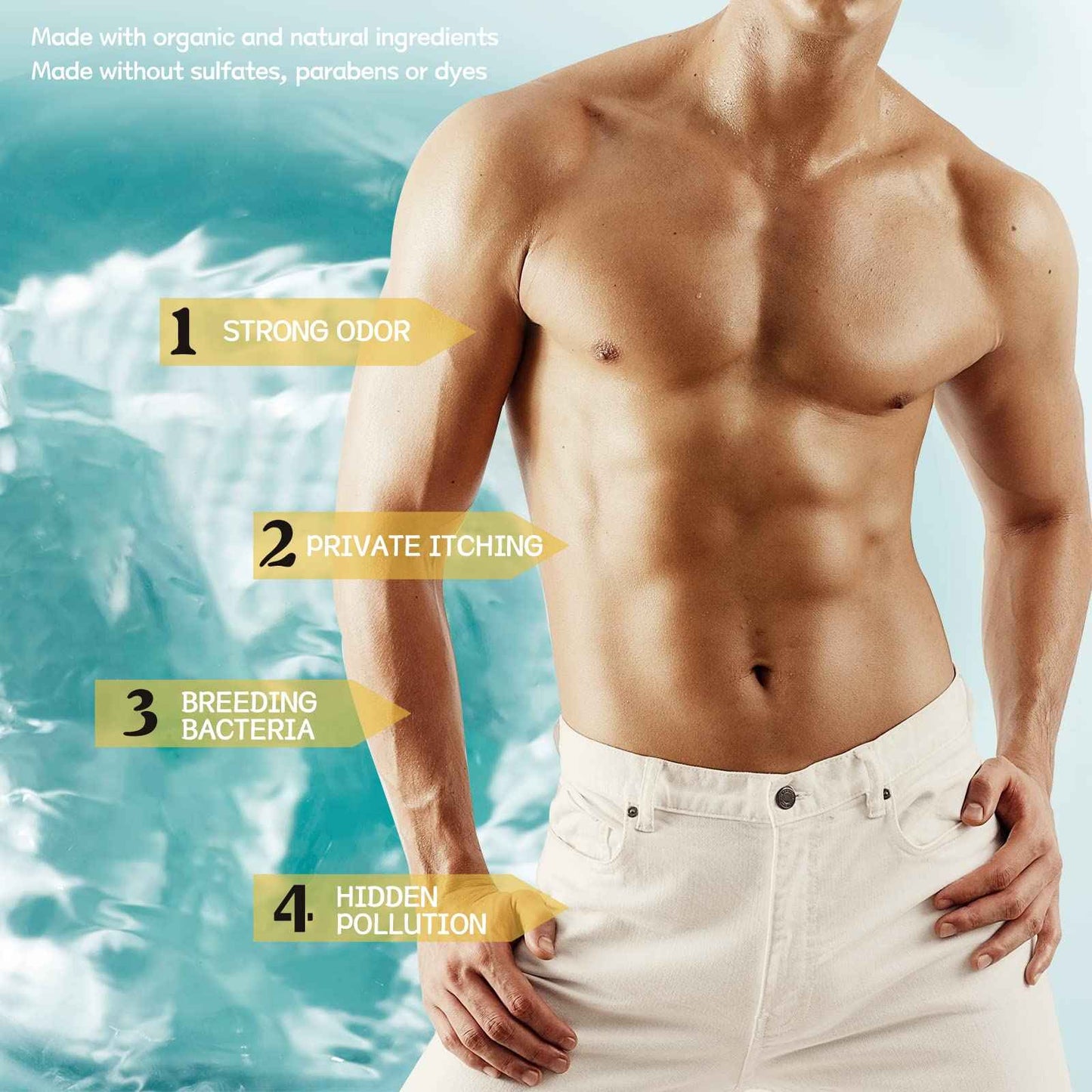 Ball Deodorant for Men, Mens Ball Wash Kit, Natural & Organic Ball Wash Lotion+Ball Deodorant Spray+Anti-Chafing Nut Balm Cream to Stay Fresh, Dry & Moisturized All Day