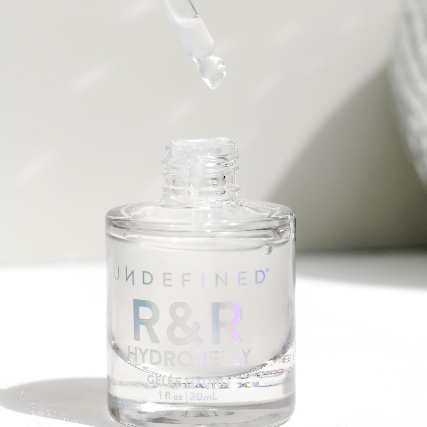 Undefined Beauty R&R Hydro Jelly Face + Eye Serum infused with Peptides, Hyaluronic Acid, Ashwagandha, Centella, Vegan Alternative to Snail Mucin for Dry Dehydrated Skin