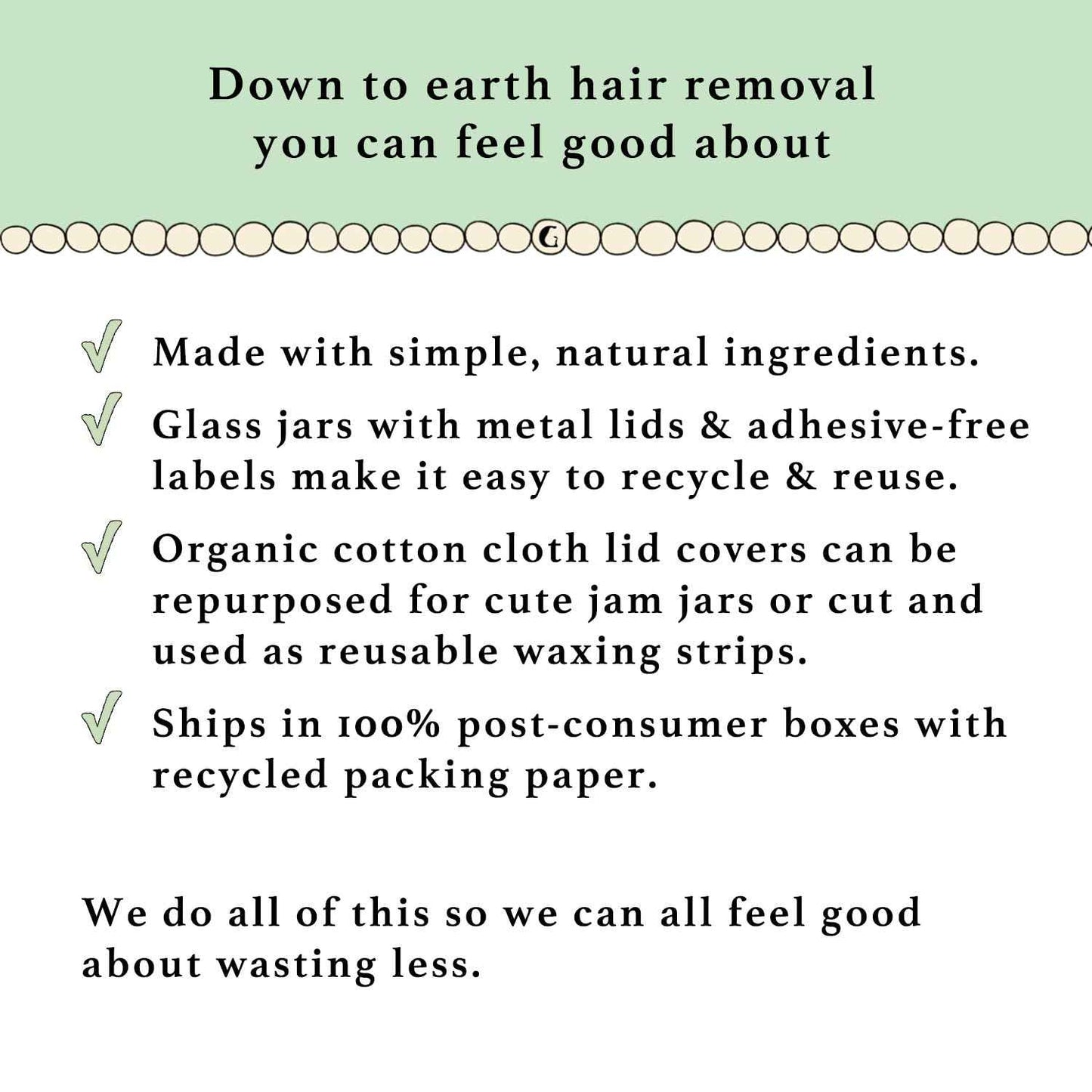 Greenhaus Deco. Boutique Sugar Paste - Firm Beginner Friendly Sugar Wax Hair Removal at Home (5 oz. Sugar Paste)