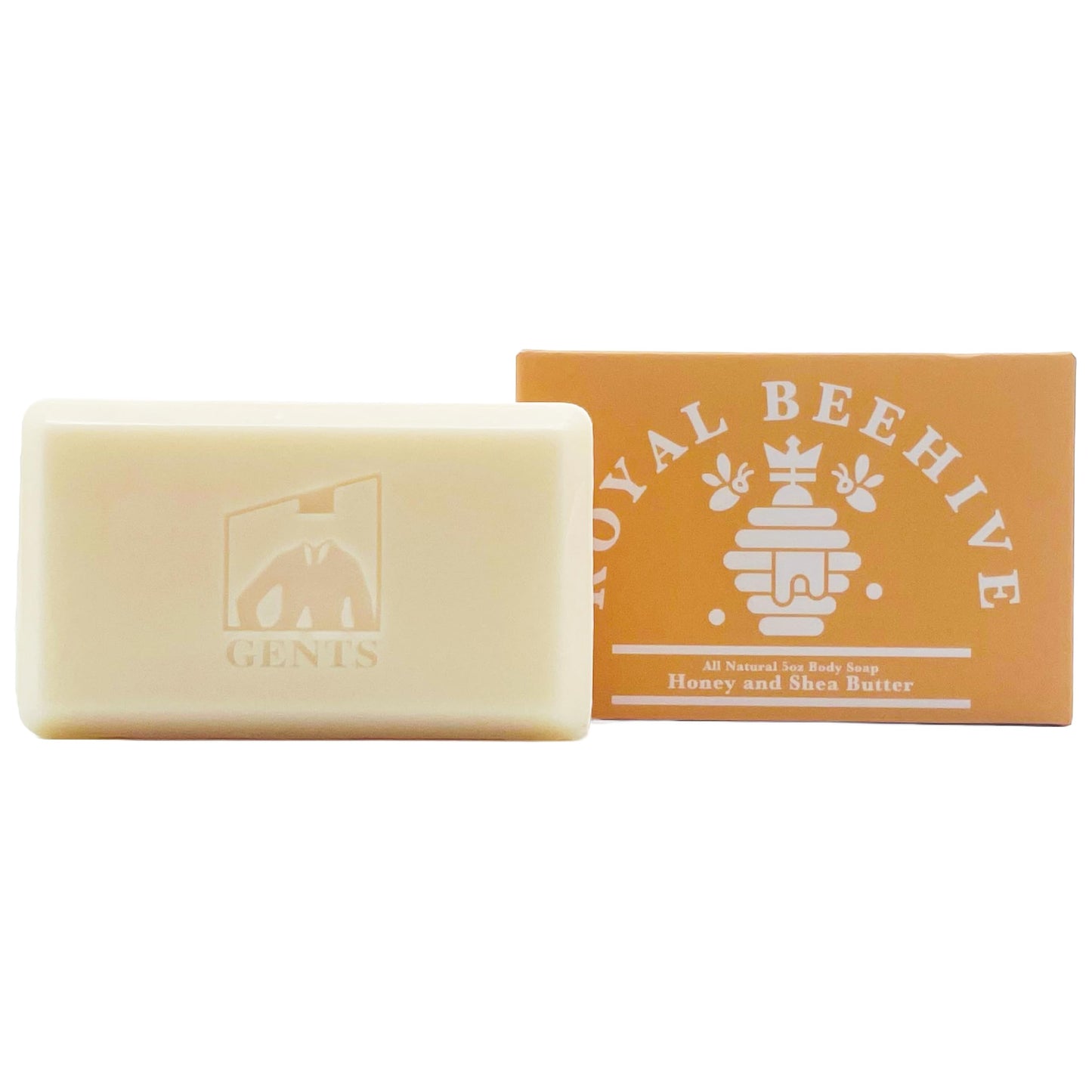 Gents Variety Men's Body Soaps - Moisturizing Bar Soap for Men, Smell Fresh and Clean, Washing Hands & Body, All Skin Types for Bath and Shower (Royal Beehive)