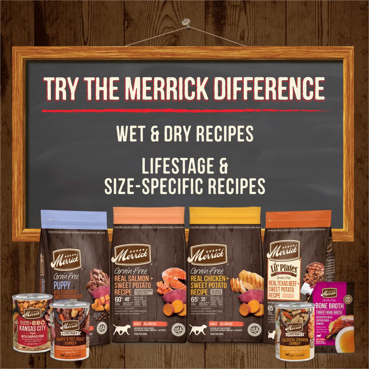 Merrick Power Bites Natural Soft And Chewy Real Meat Dog Treats, Grain Free Snack With Real Salmon Recipe - 6 oz. Bag