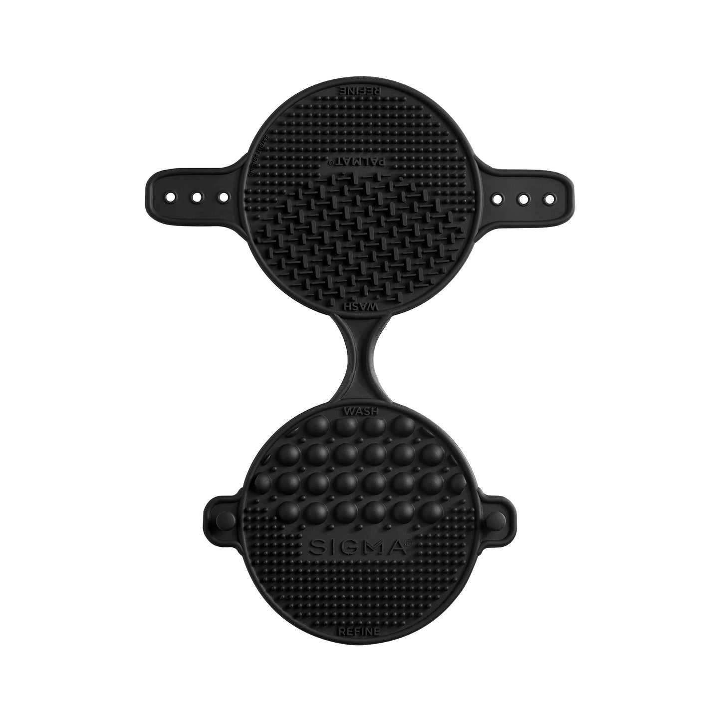 Sigma Beauty Makeup Brush Cleaning Bundle - Switch & Palmat, Black Synthetic Bristles, Plastic Handle & Case, Travel-Friendly