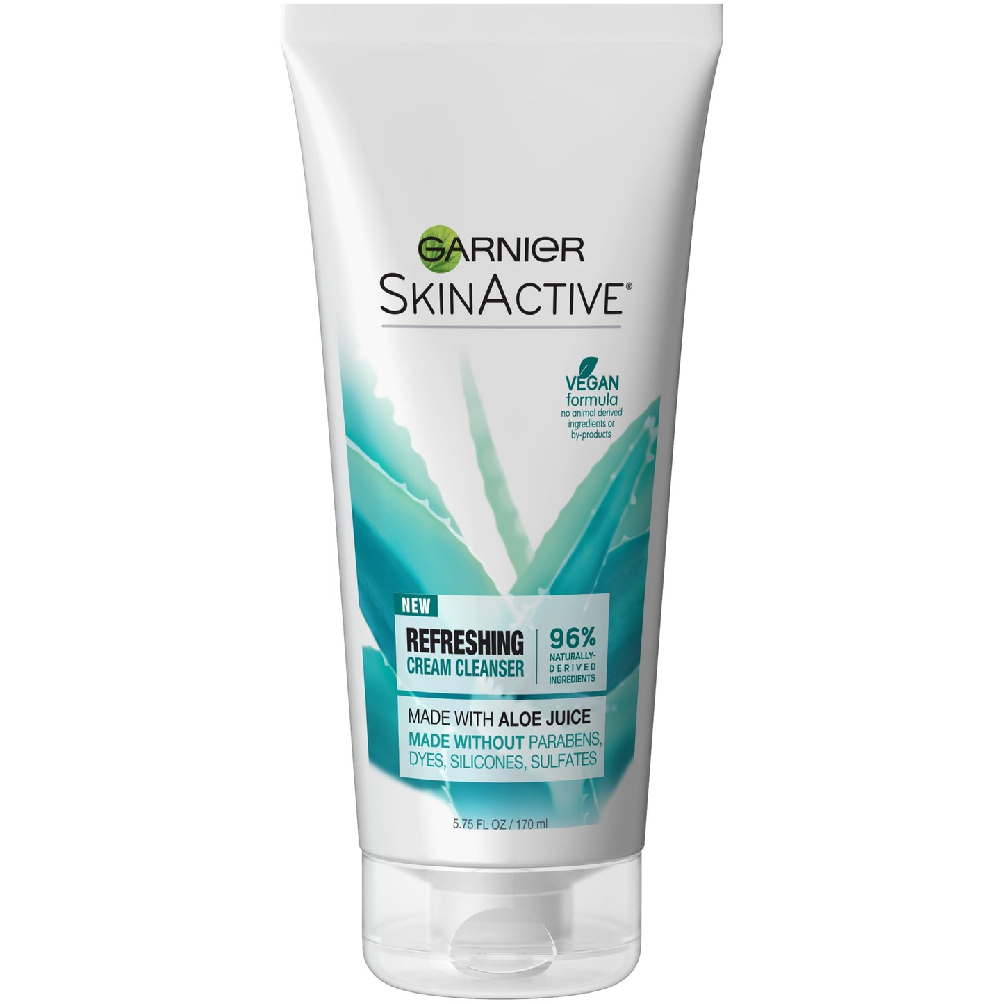 Garnier SkinActive Cream Face Wash with Aloe Juice, Dry Skin, 5.75 fl. oz.