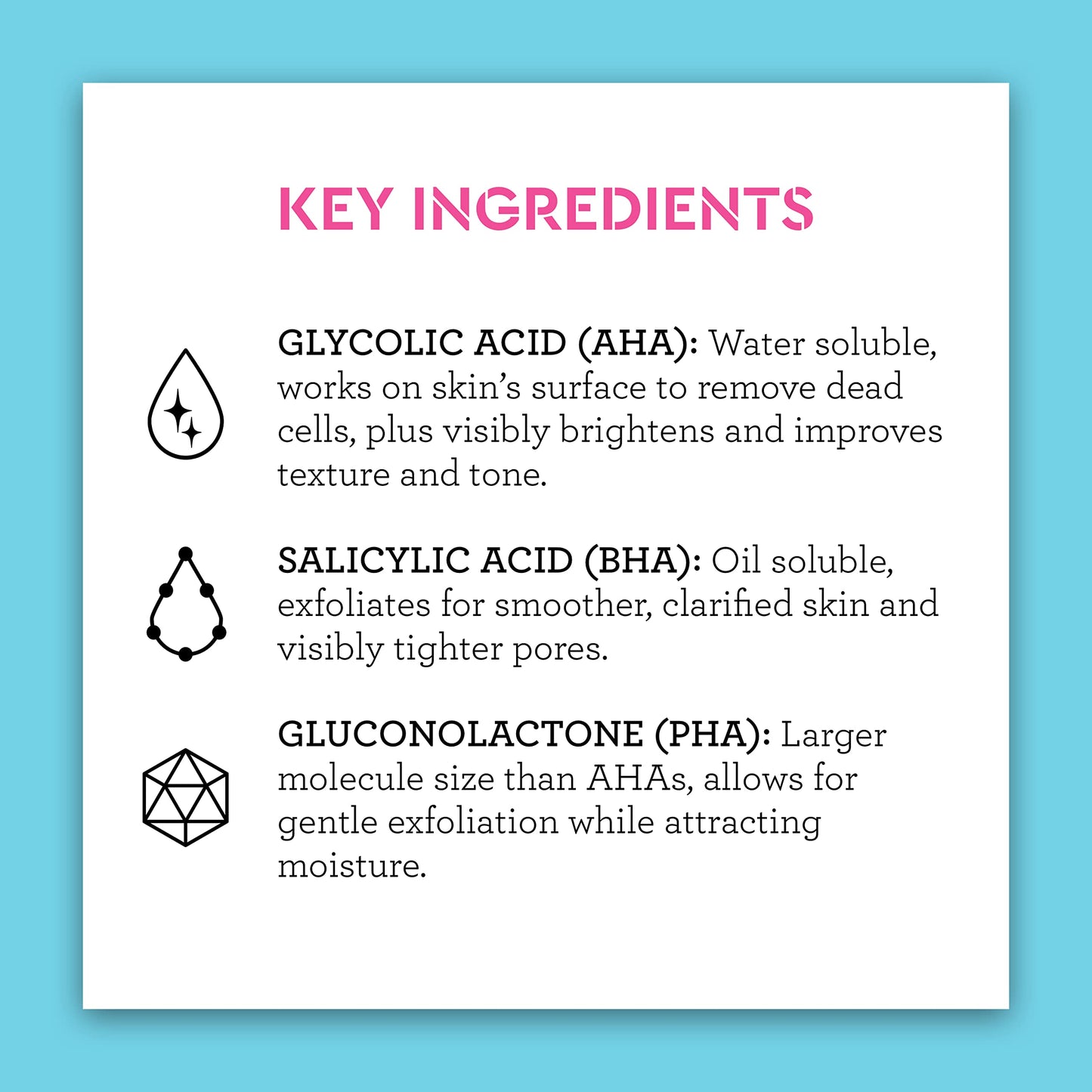 Bliss Renew & Smooth Face Serum & BlissPro Liquid Exfoliant- Nightly Use AHA Glycolic serum & Exfoliating Treatment- Exfoliate, Brighten, and Smooth Skin - Vegan & Cruelty-Free