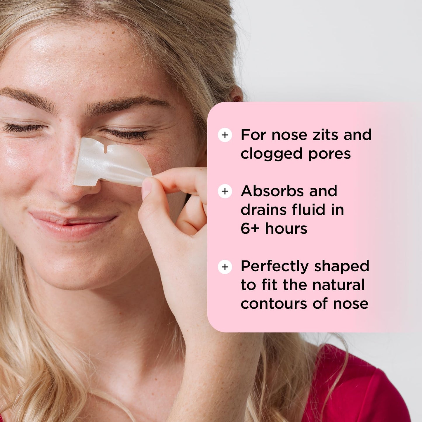 ZitSticka Hydrocolloid Nose Strips | 8 Pack GOO GETTER Clarifying Pore & Blemish Strips for Nose | Minimize the Appearance of Acne & Pores | Exfoliating & Moisturizing Skin