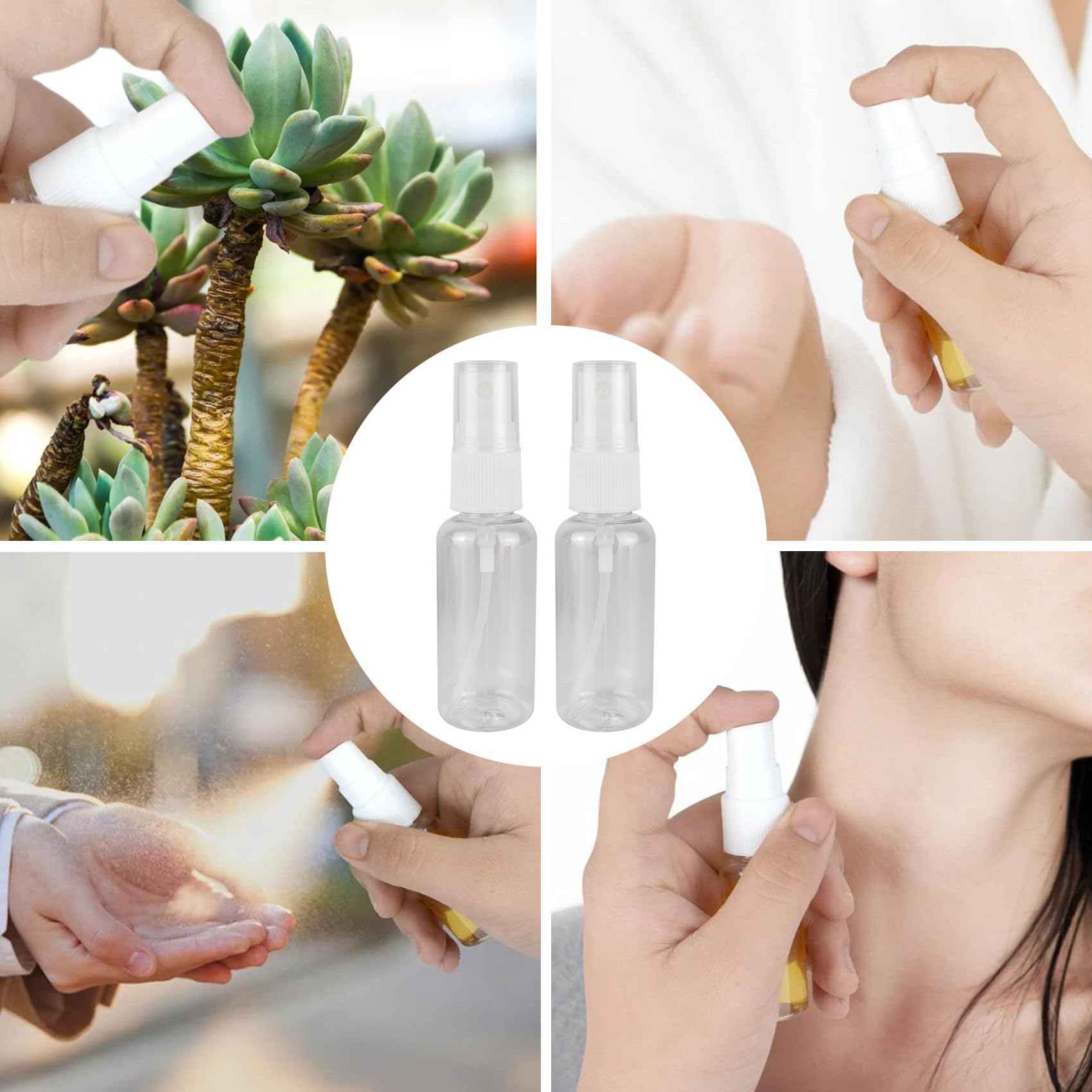 GAADSKCER 2 Pack Spray Bottle, 1 oz/30ml Small Plastic Spray Bottles, Travel Size Spray Bottle, Fine Mist Spray Bottles (2)