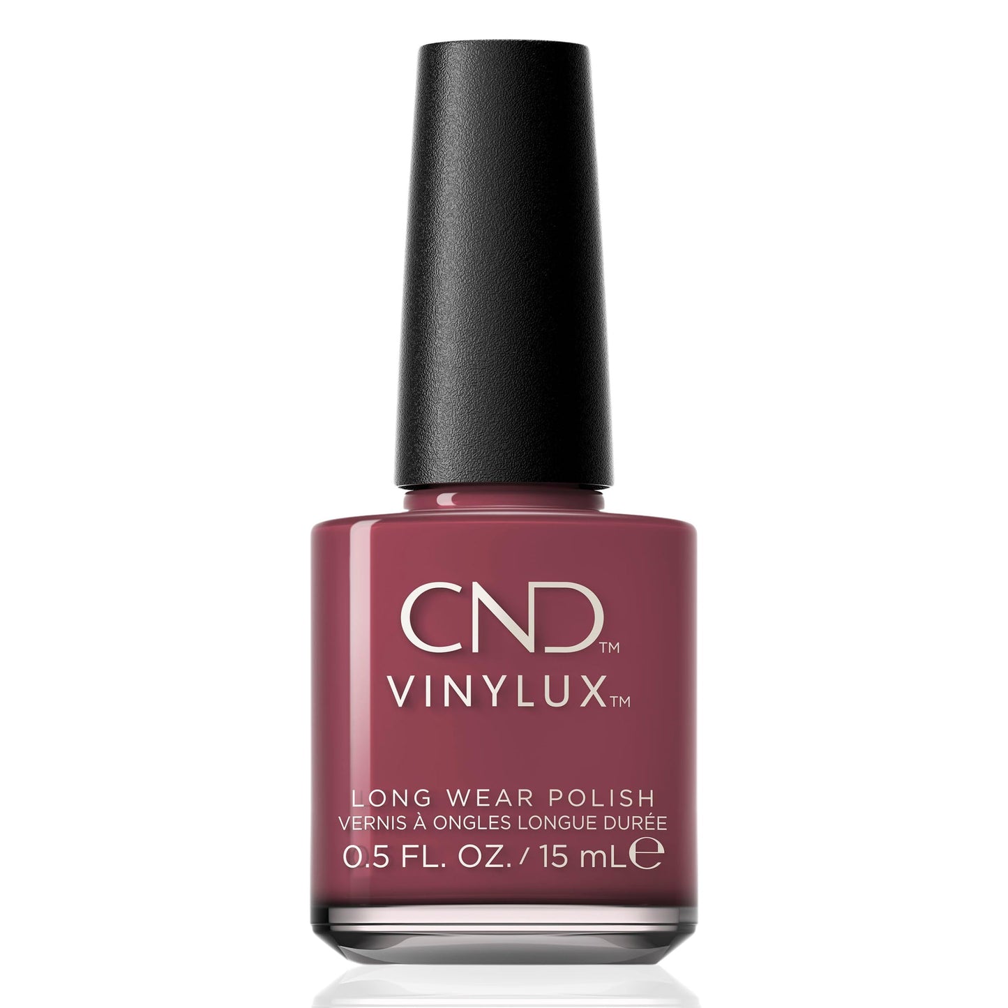 CND Vinylux Longwear Red Nail Polish, Gel-like Shine & Chip Resistant Color, Rose-Mance, 0.5 fl. oz