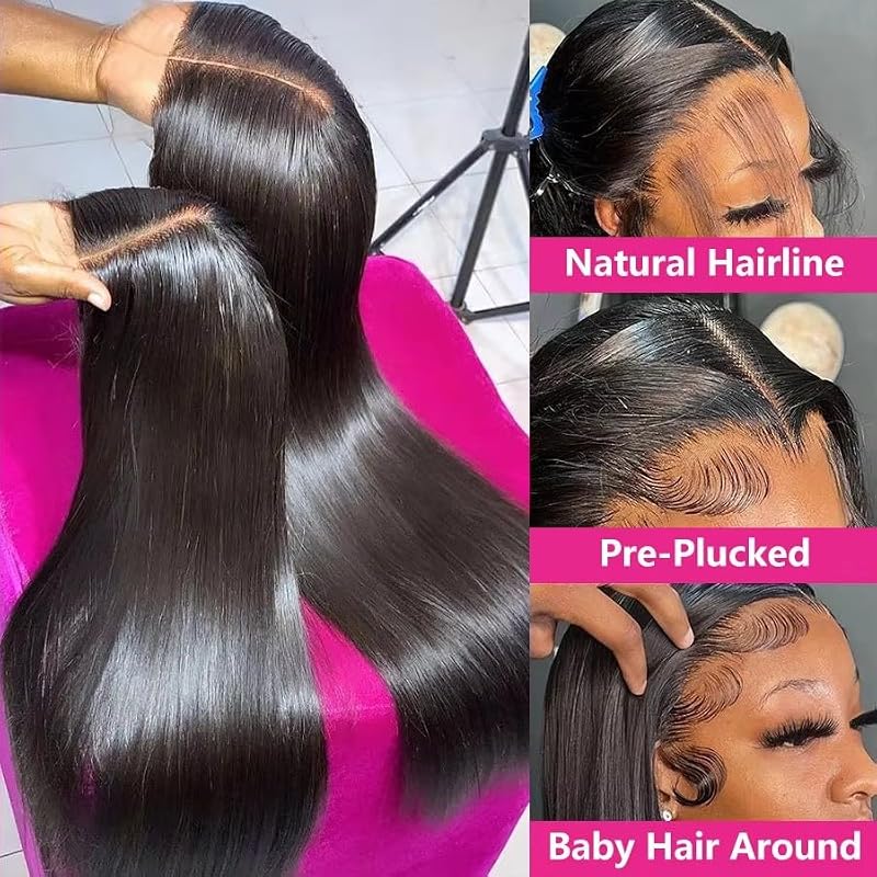 13x6 HD Lace Front Wig Brazilian Virgin Hair 30 Inch