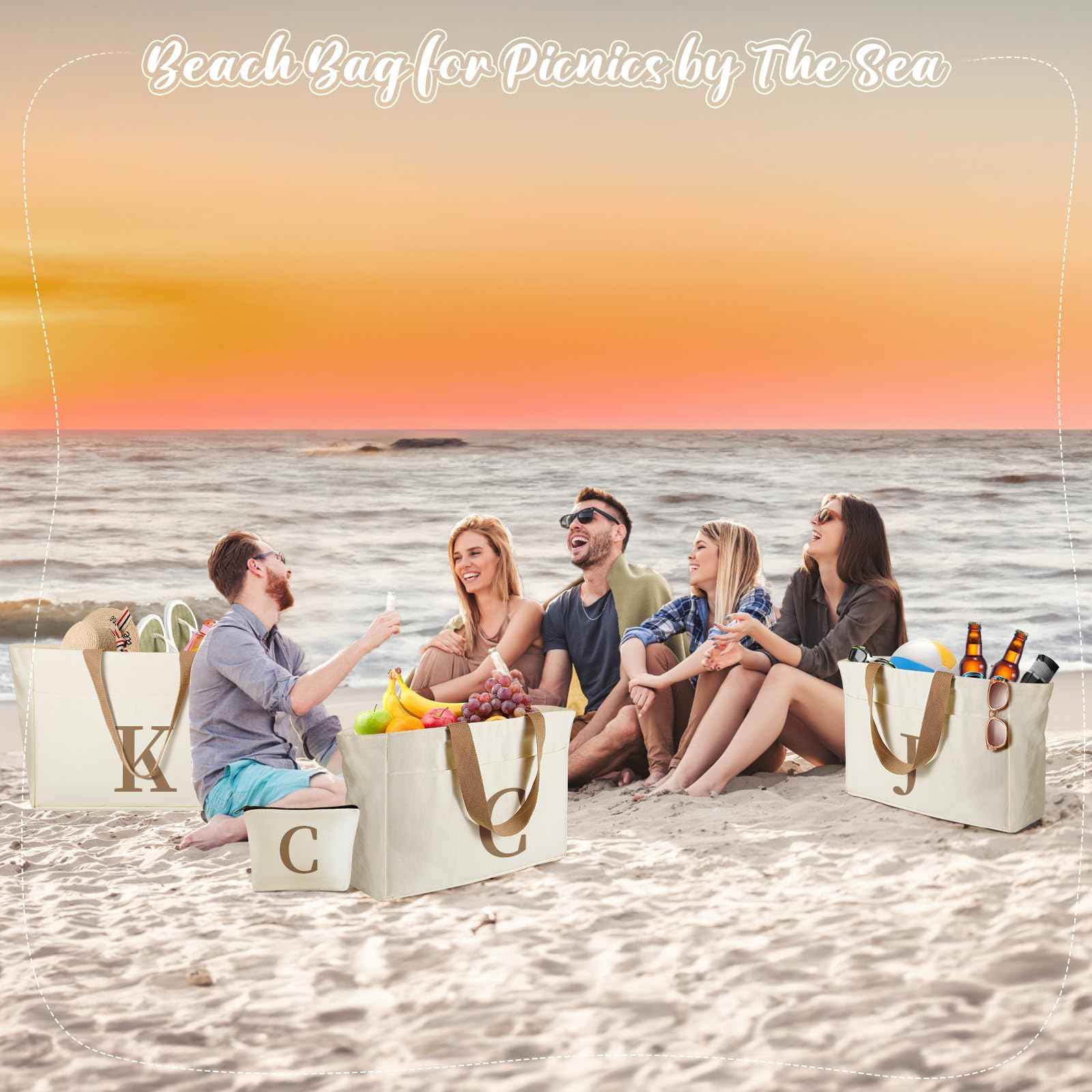 TRSODD Gigi Gifts for Grandma Mothers Day Gifts Best Gigi Ever Birthday for Women Tote Bag and Makeup Bag Set