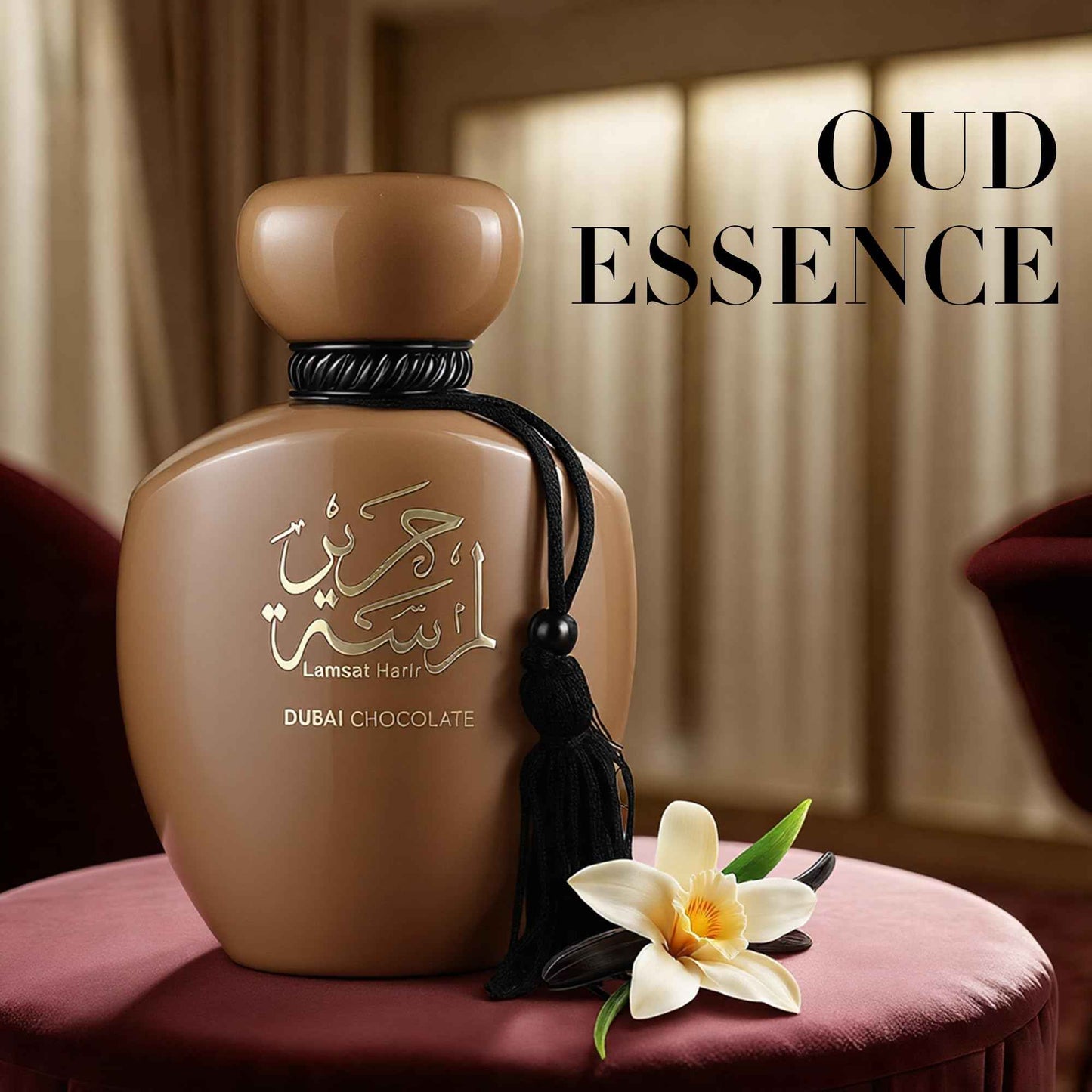 AFLUXE Dubai Chocolate Unisex Perfume Gourmand Scent with Pistachio, Caramel, Long Lasting Arabian Fragrance, Luxurious Unisex Scent for Women & Men Daily Use Cologne (Chocolate 100ml)