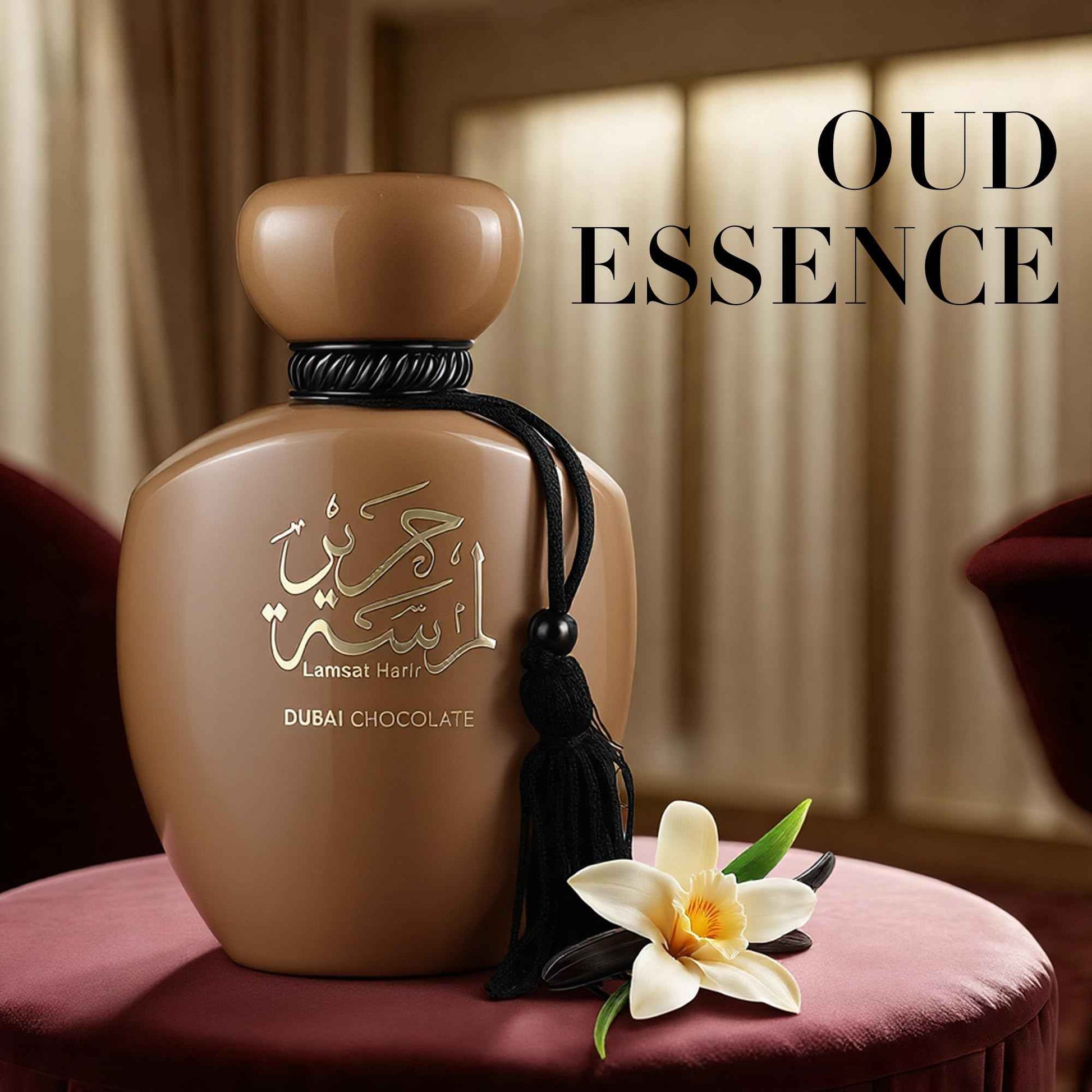 AFLUXE Dubai Chocolate Unisex Perfume Gourmand Scent with Pistachio, Caramel, Long Lasting Arabian Fragrance, Luxurious Unisex Scent for Women & Men Daily Use Cologne (Chocolate 100ml)