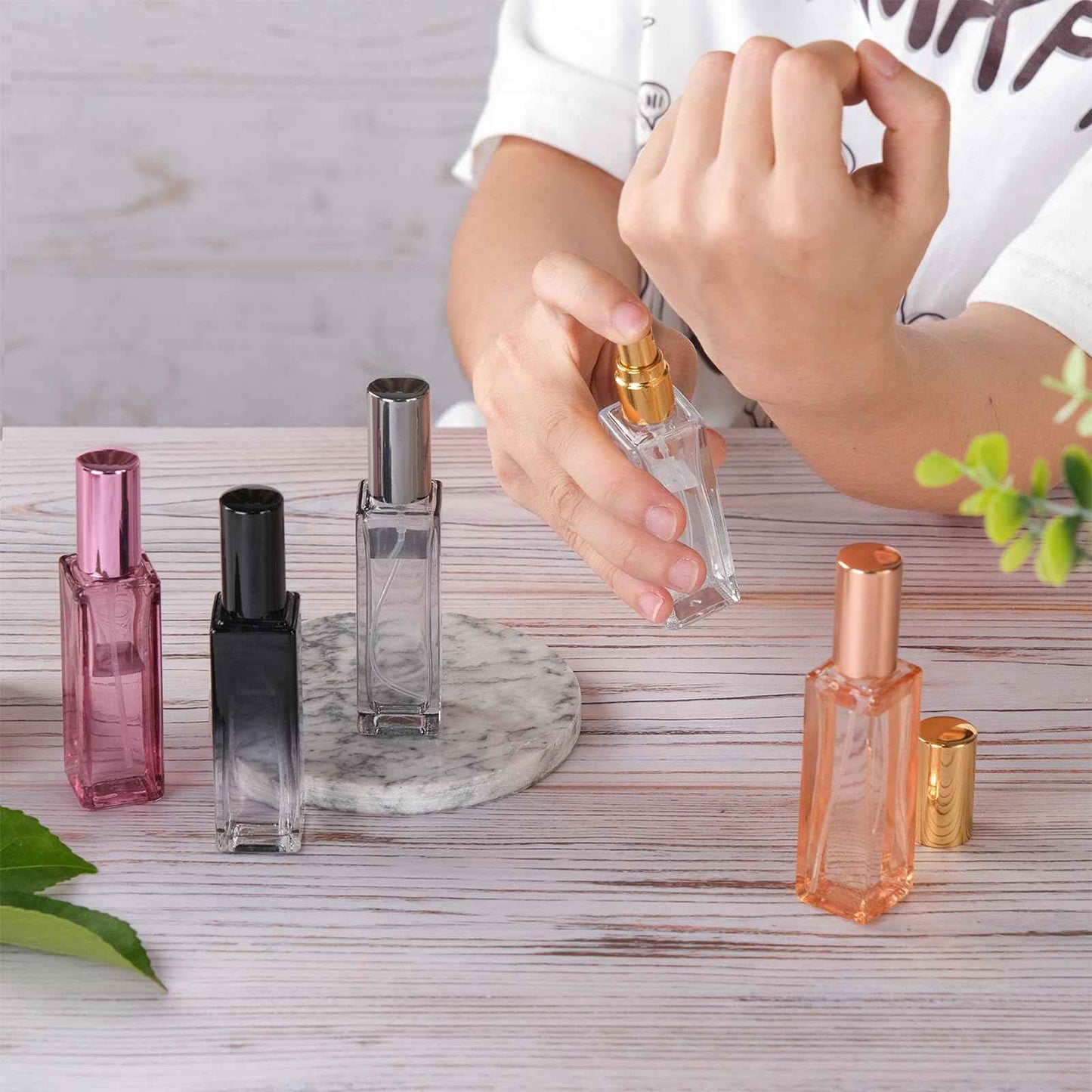 RAMFIYN 20ml Set of 5 Travel Perfume Bottle Refillable Perfume Bottle Travel Cologne Sprayer Mini Perfume Bottle Small Perfume Spray Bottle