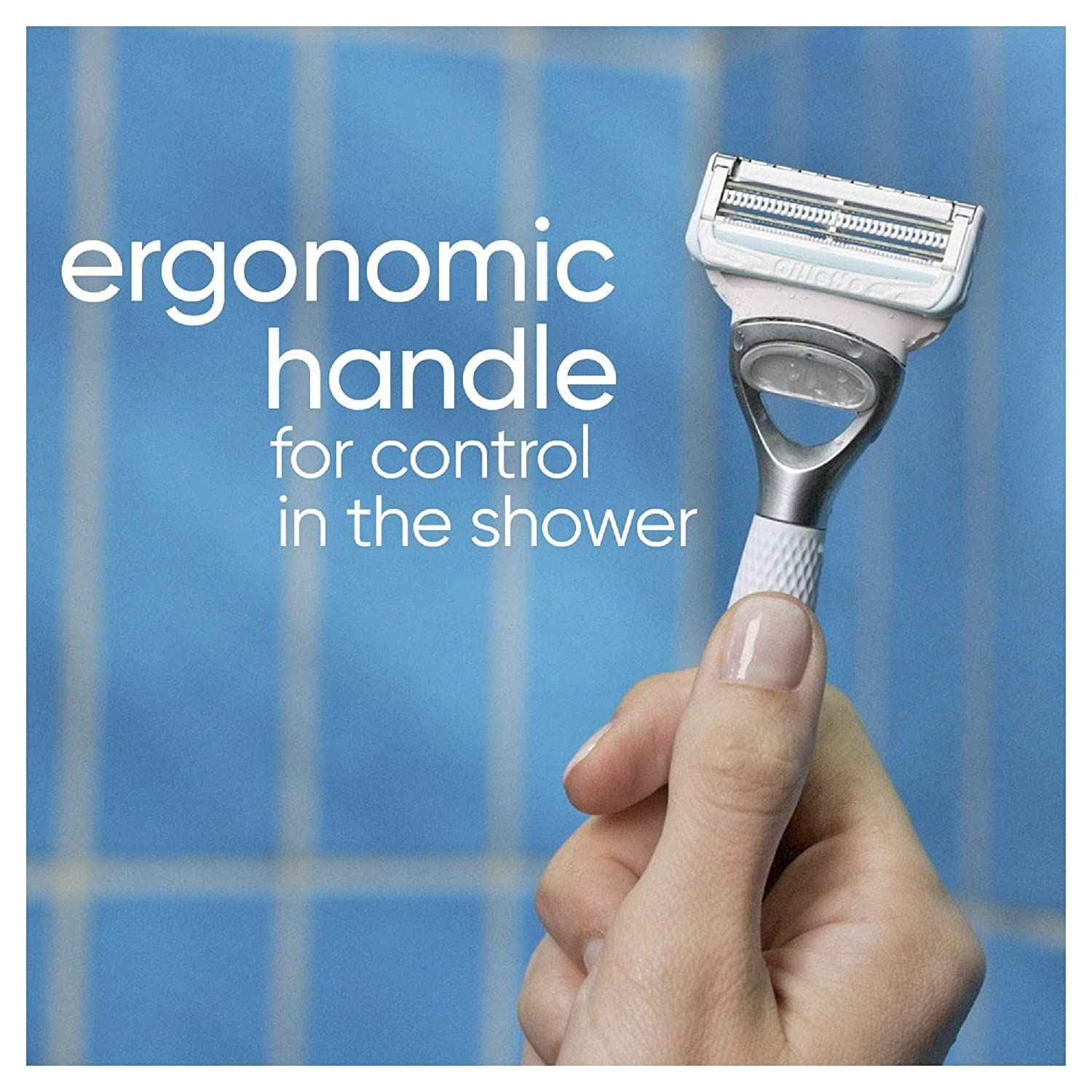 Gillette Venus Intimate Grooming Razors for Women, 1 Venus Razor Bikini Trimmer, 6 Razor Blade Refills