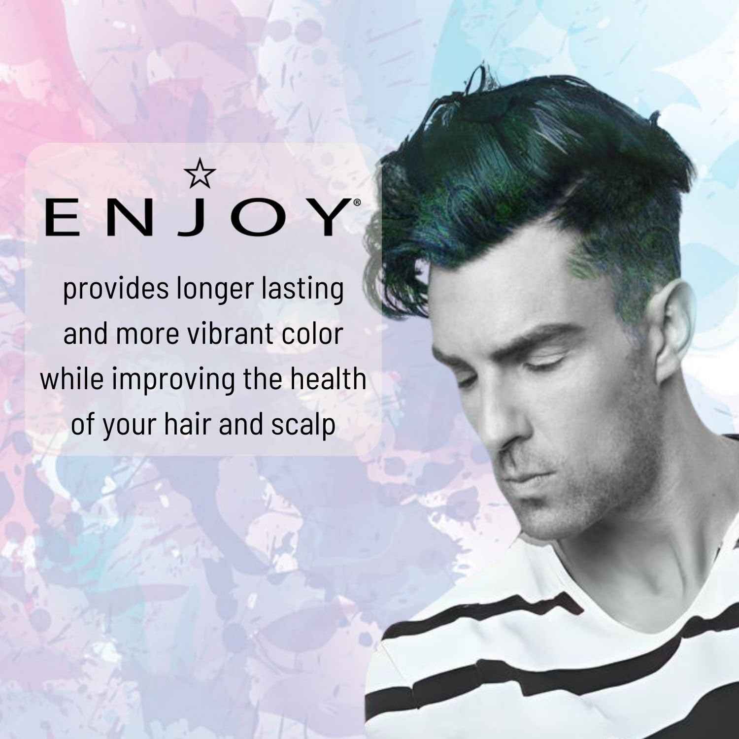 ENJOY Conditioning Shave Cream for Men & Women – Sulfate-Free, Aloe-Infused Shaving Lotion – Softens Hair, Moisturized Smooth Skin After Shave – Non-Foaming – 8.8 Oz | pH 4.5-5.5