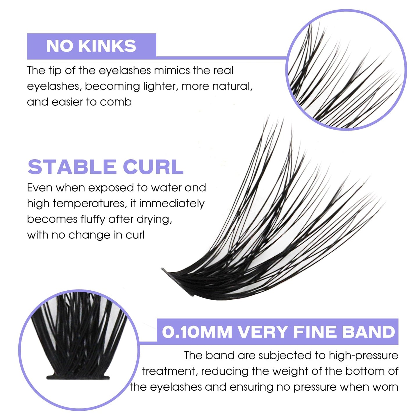 Lash Clusters Individual Cluster Lashes 40D+3D Mink Lashes DIY Lash Extension 12-16mm Mixed D Curl Individual Lashes Cluster Eyelashes Thin Band Eyelash Cluster Cluster Lashes(3D/40D-D,12-16mm Mixed)