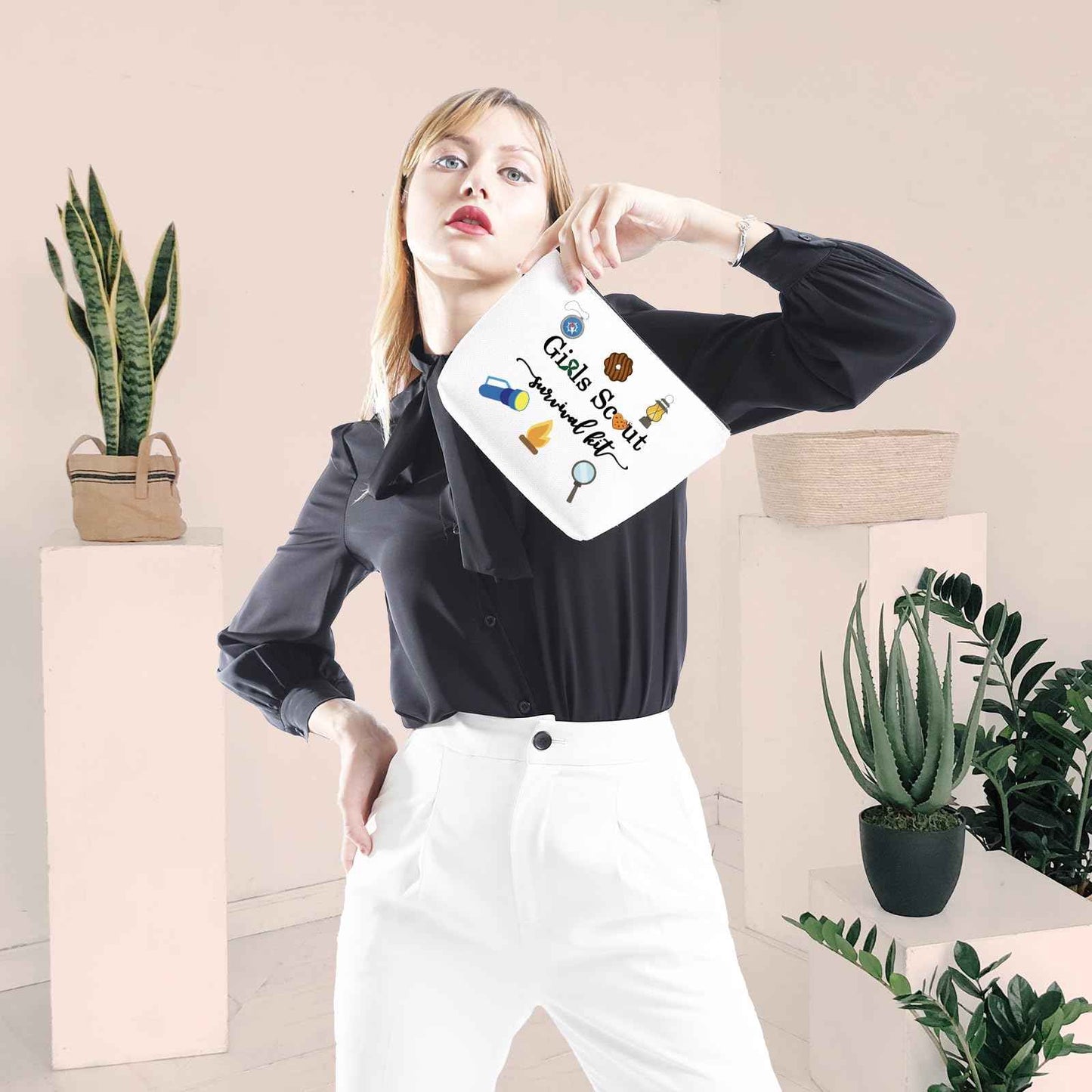 GJTIM Scout Leader Gift Survival Kit Funny Zipper Pouch Accessories