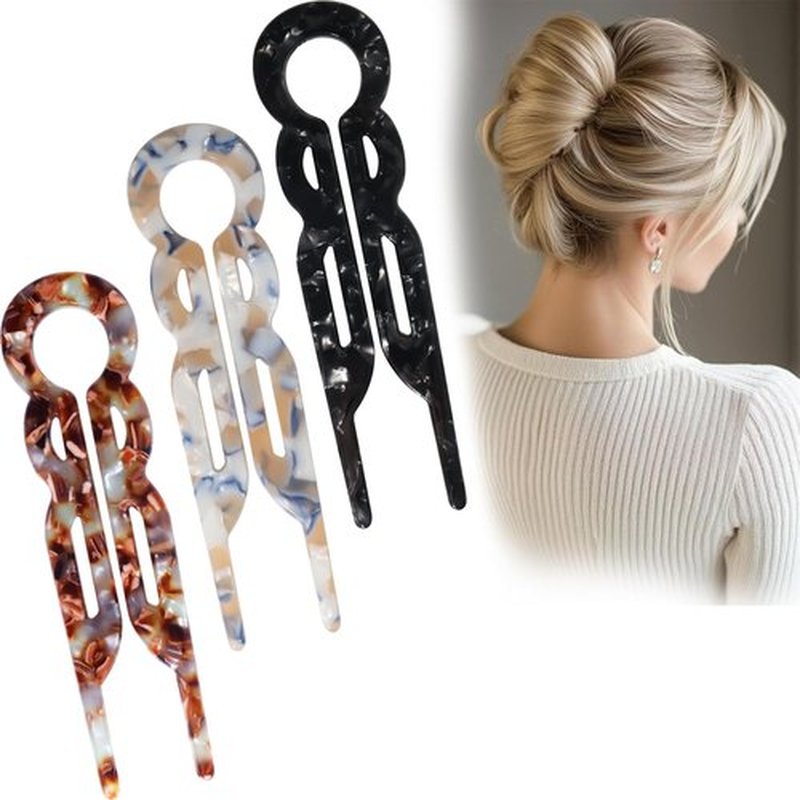 Lialys Hair Pin, Prestige Hair Pin,New Hair Accessories, Elegant Hair Clips for Women, Suitable for All Hair Types (3pcs)