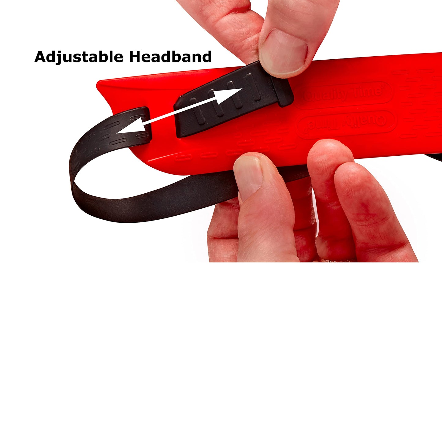 Quality Time Neck Hair Guide Premium, 2 Different Neckline Templates with All 4 Neck Hairline Styles; A Premium Adjustable Stencil/Guard for Haircut, Do It Yourself, Made in USA