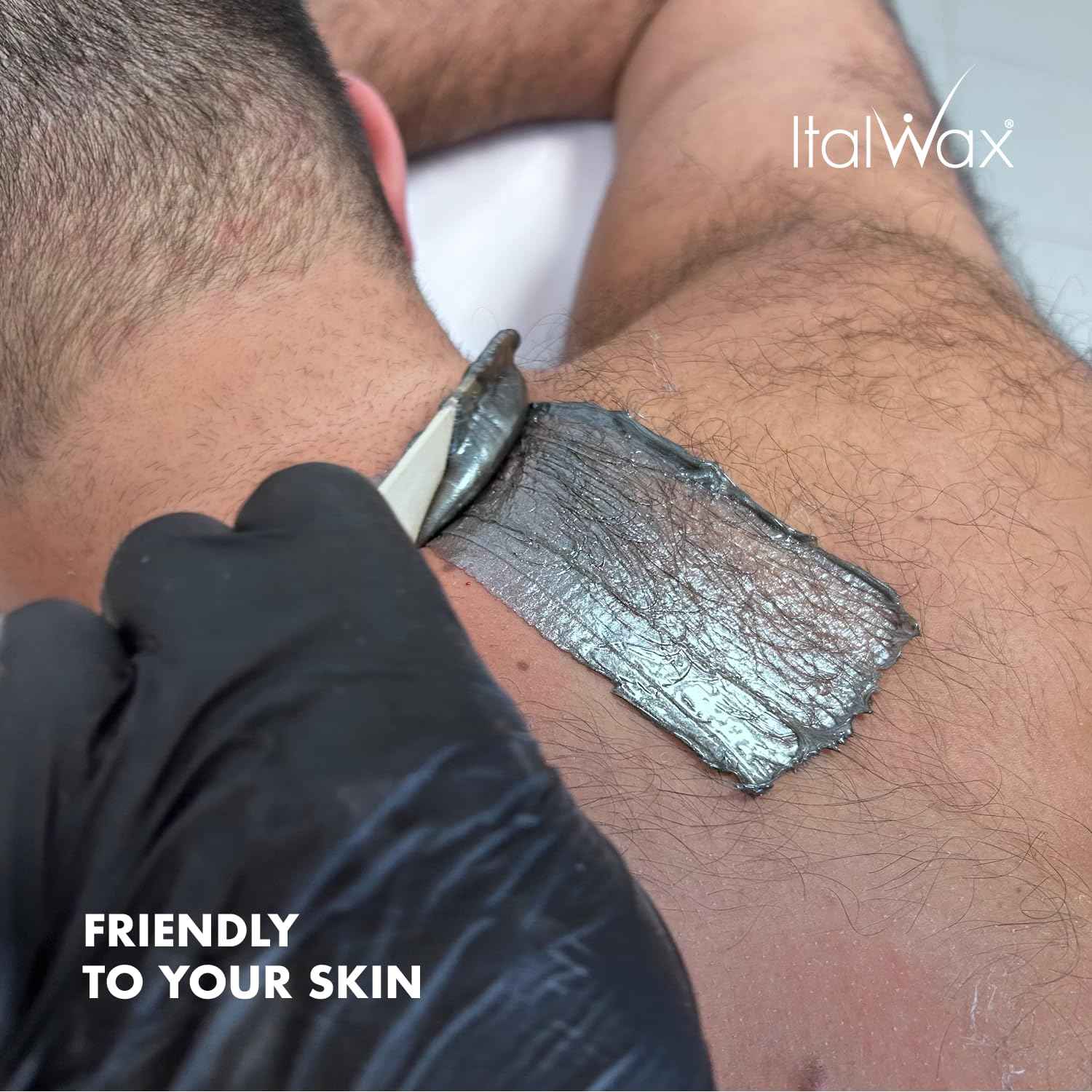 Italwax Pour Homme - 1kg / 2.2lb - Hard wax beads for hair removal - Special for man - Natural formulation - Easily removes coarse hairs - Ideal for barber shops