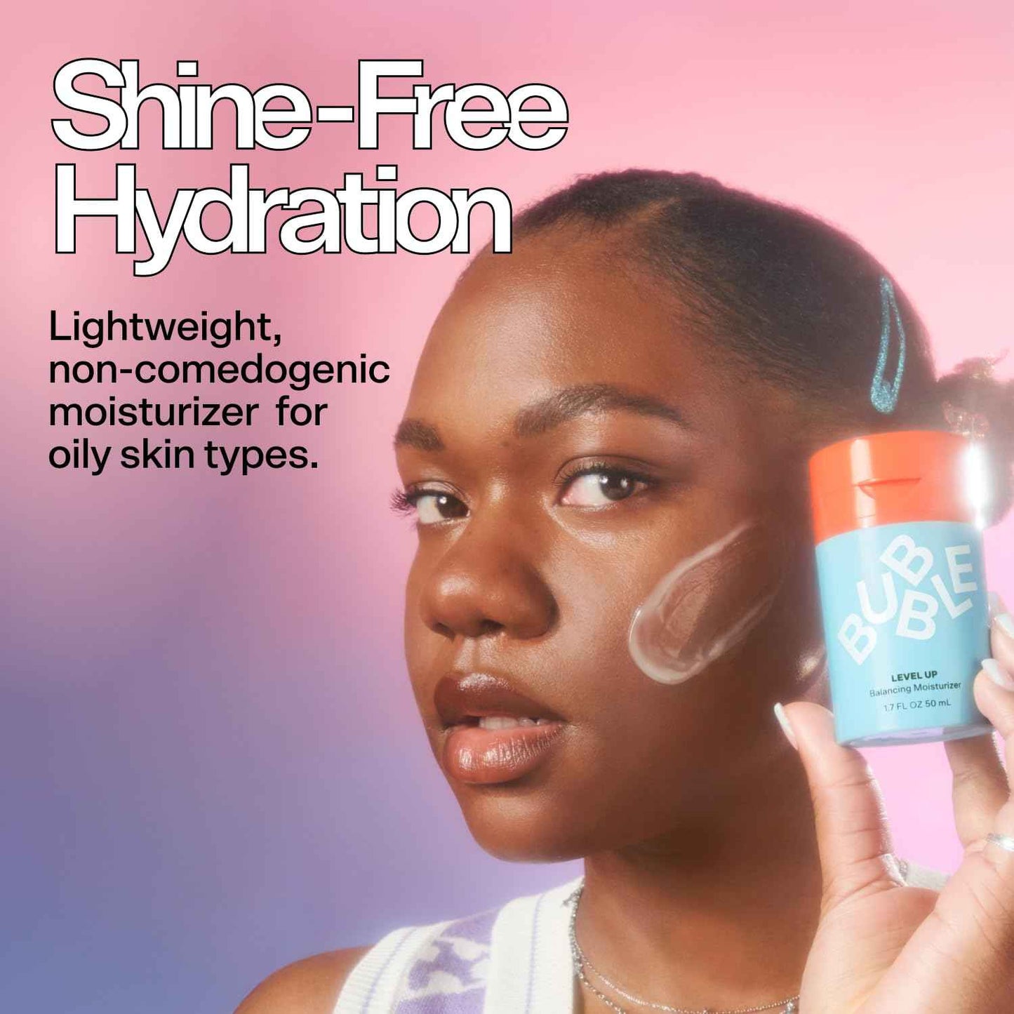 Bubble Skincare Fresh Start Exfoliating Gel Cleanser (125ml) + Level Up Balancing & Hydrating Face Moisturizer (50ml)