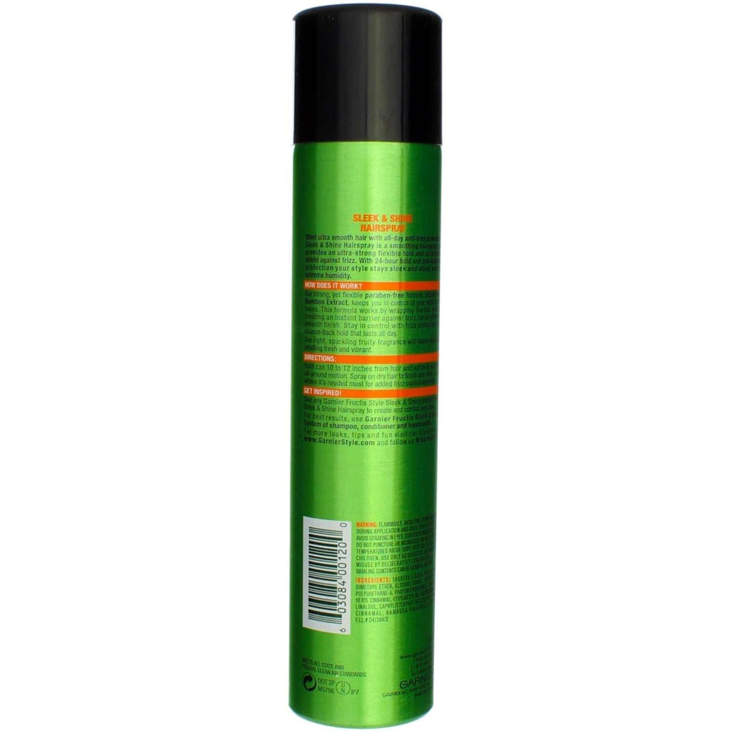 Garnier Fructis Style Sleek & Shine Anti-Humidity Hairspray - 8.25 Oz