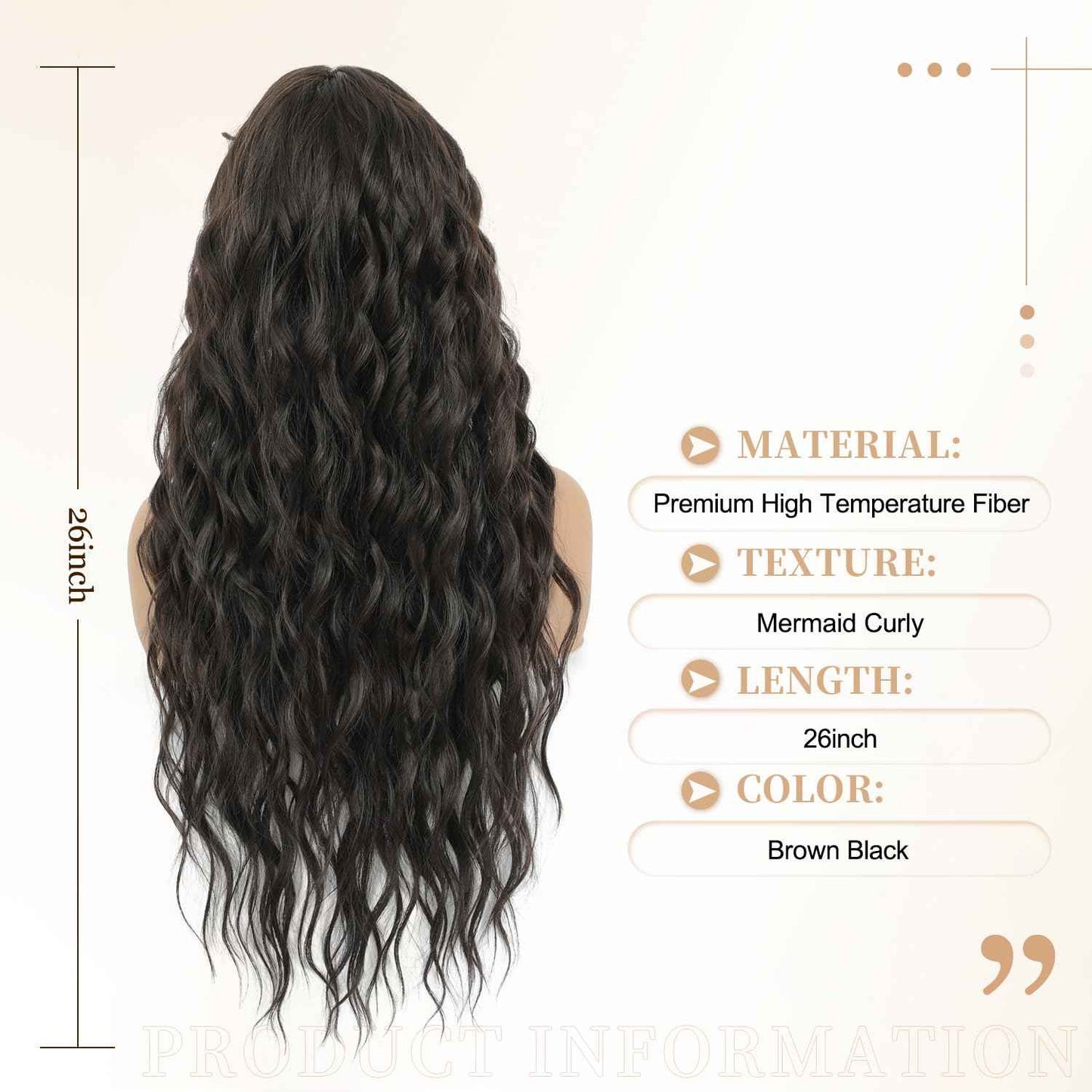 UDU Long Curly Hair Topper for Women with Thinning Hair – Natural Look, Lightweight Clip-In Hairpiece, Full Coverage and Volume, Easy to Style, Comfortable and Easy to Wear